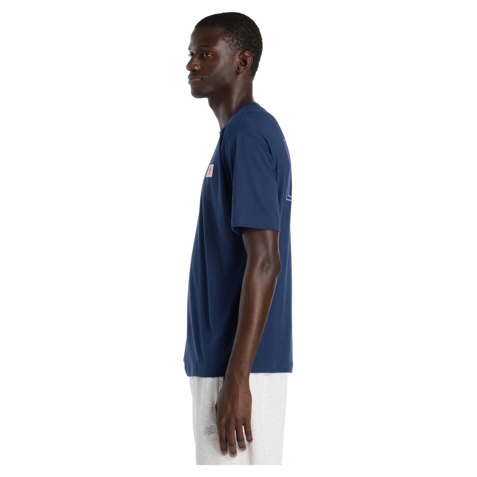 Men's Woven Label T-Shirt - Image 3