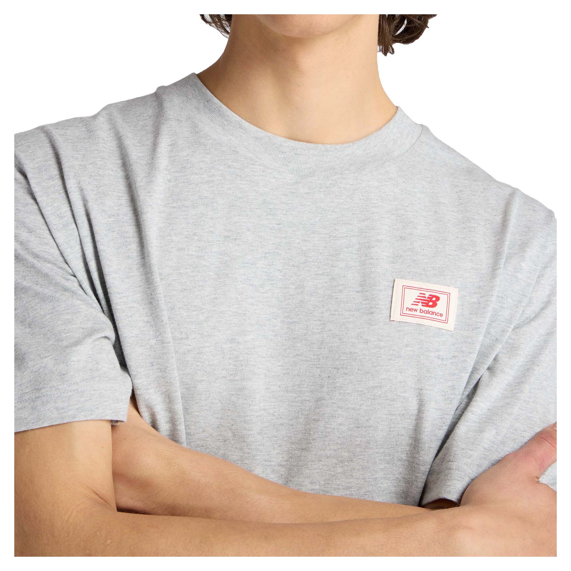 Men's Woven Label T-Shirt - Image 3