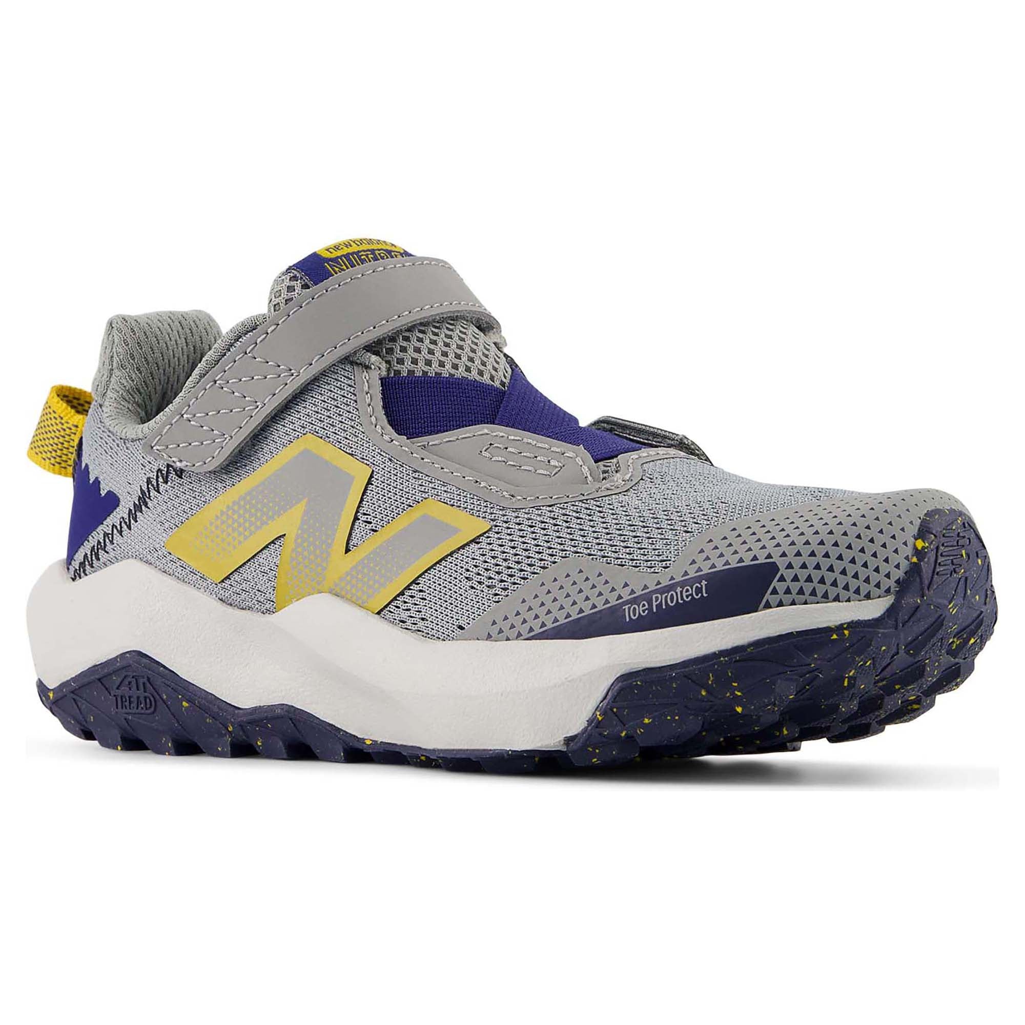 DynaSoft Nitrel V6 Kid's Velcro Trail Running Shoes (Width M) - Image 3
