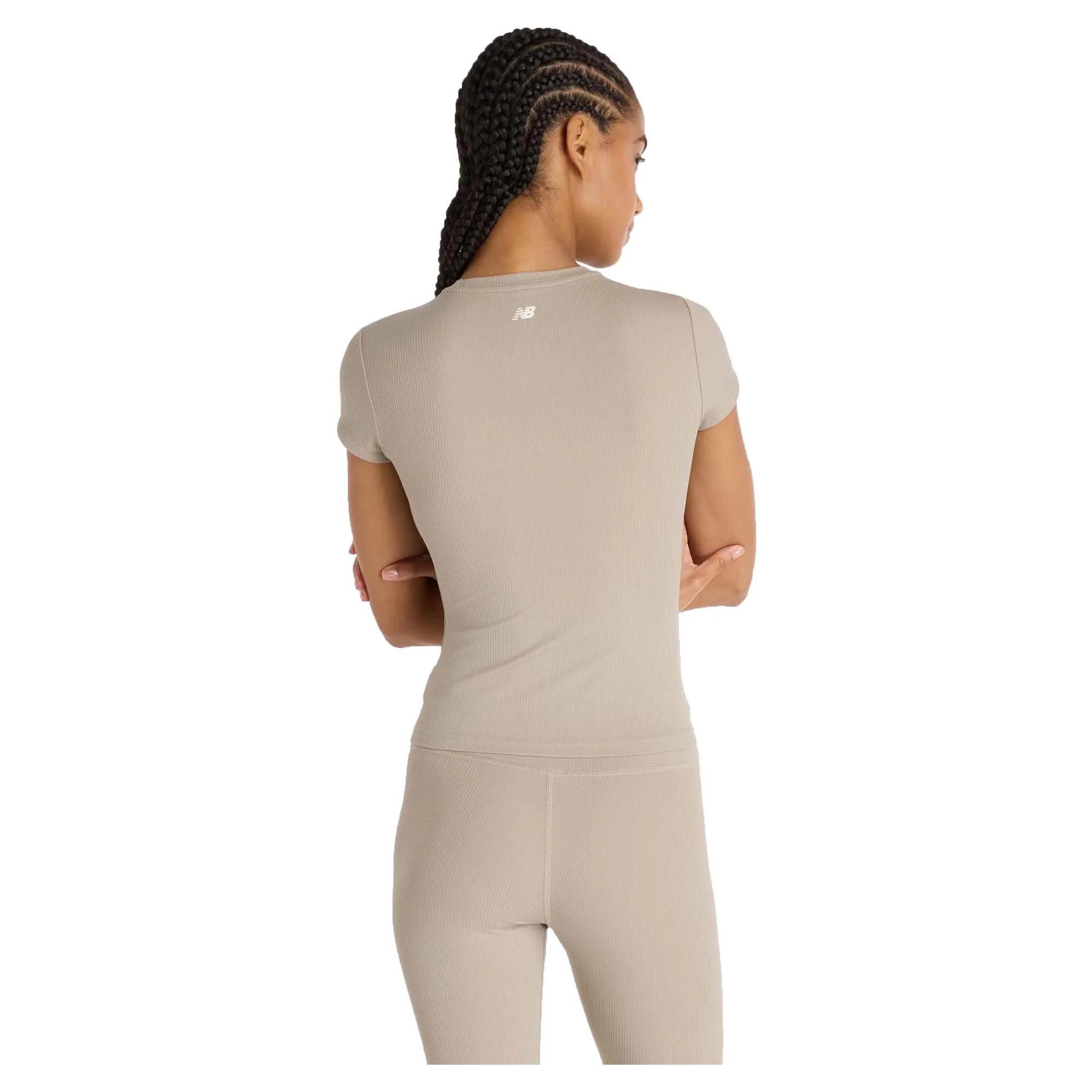 Women's Ribbed Fitted T-Shirt - Image 2