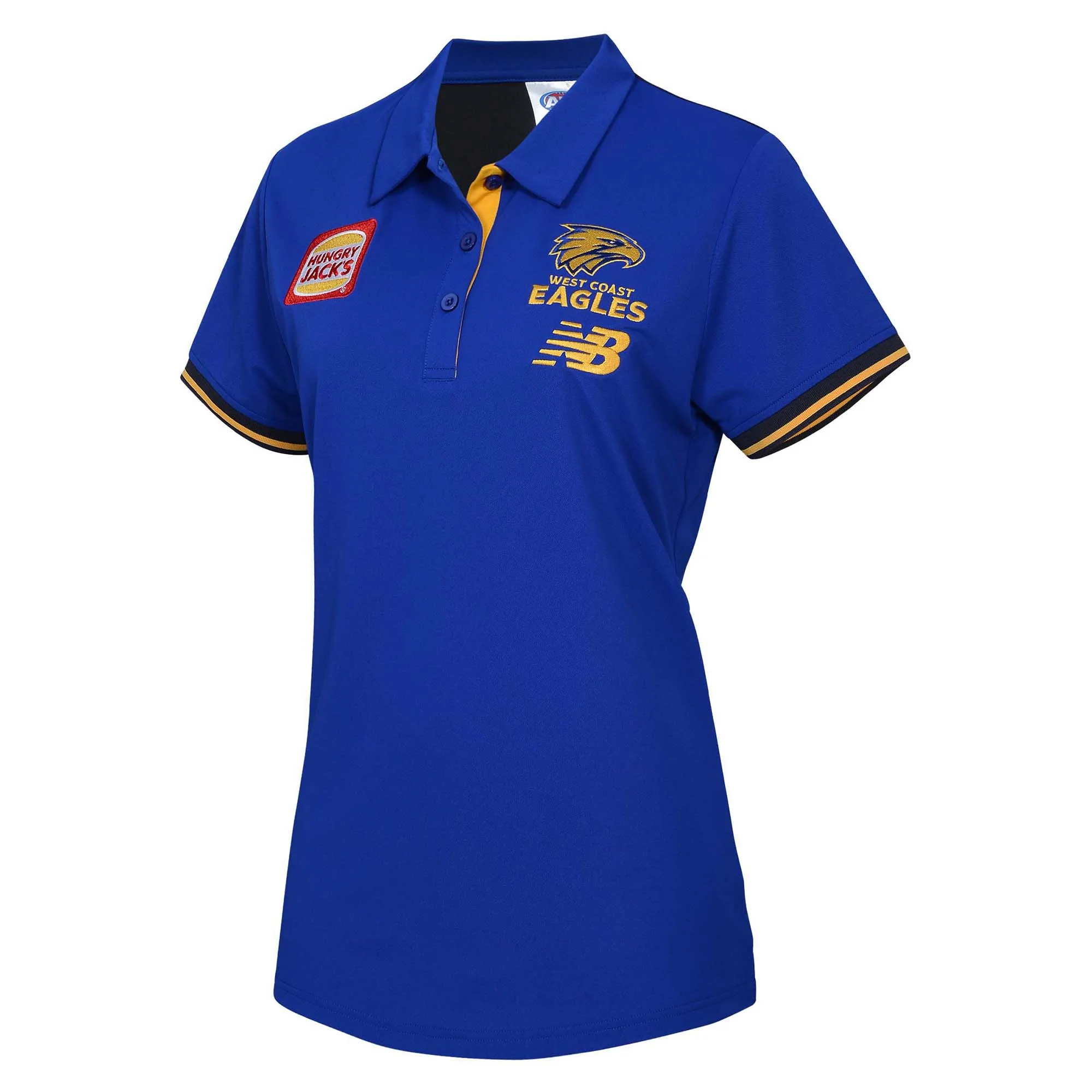 Women's AFL West Coast Eagles Football Club 2025 Media Polo