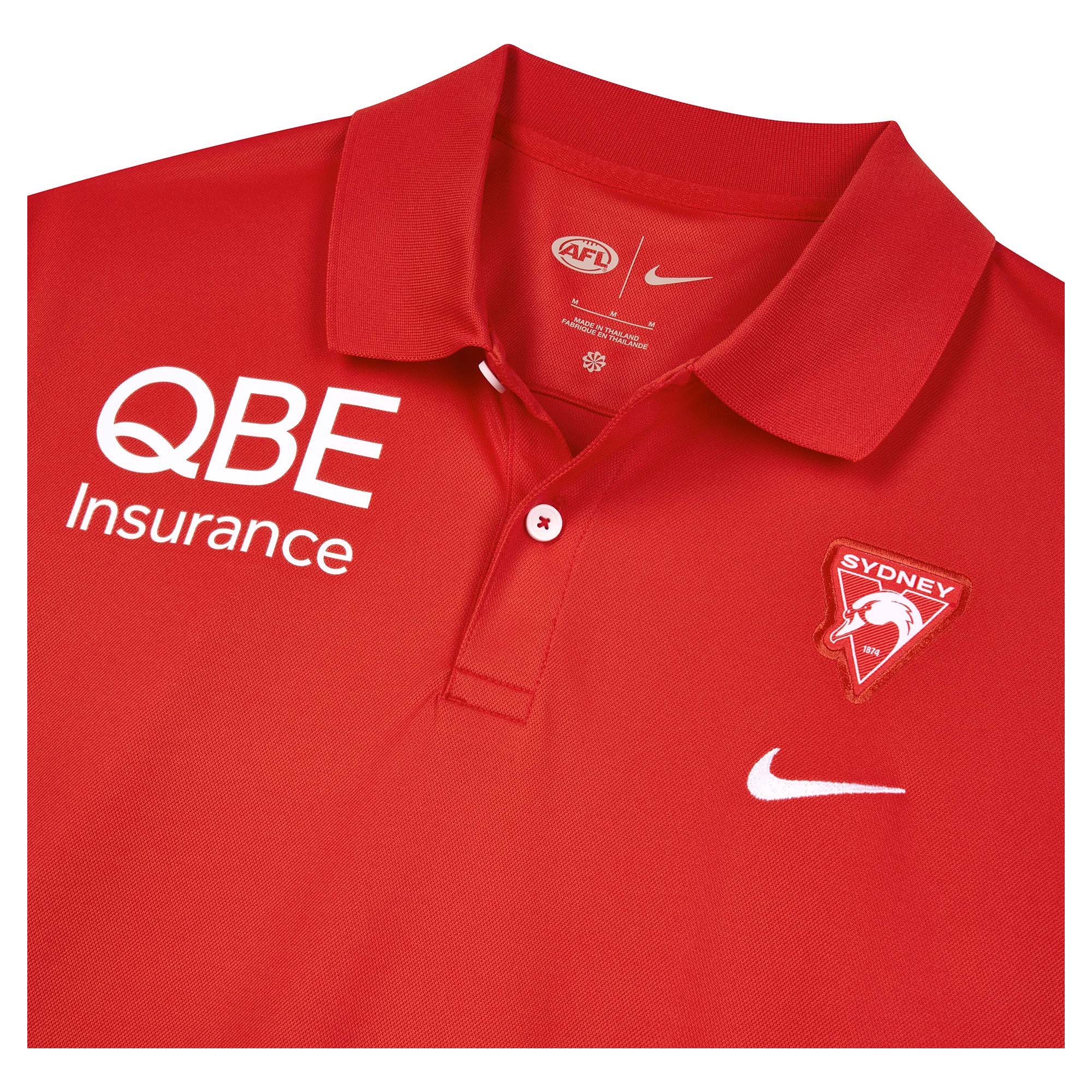 Men's AFL Sydney Swans Football Club 2026 Dri-FIT Polo - Image 3
