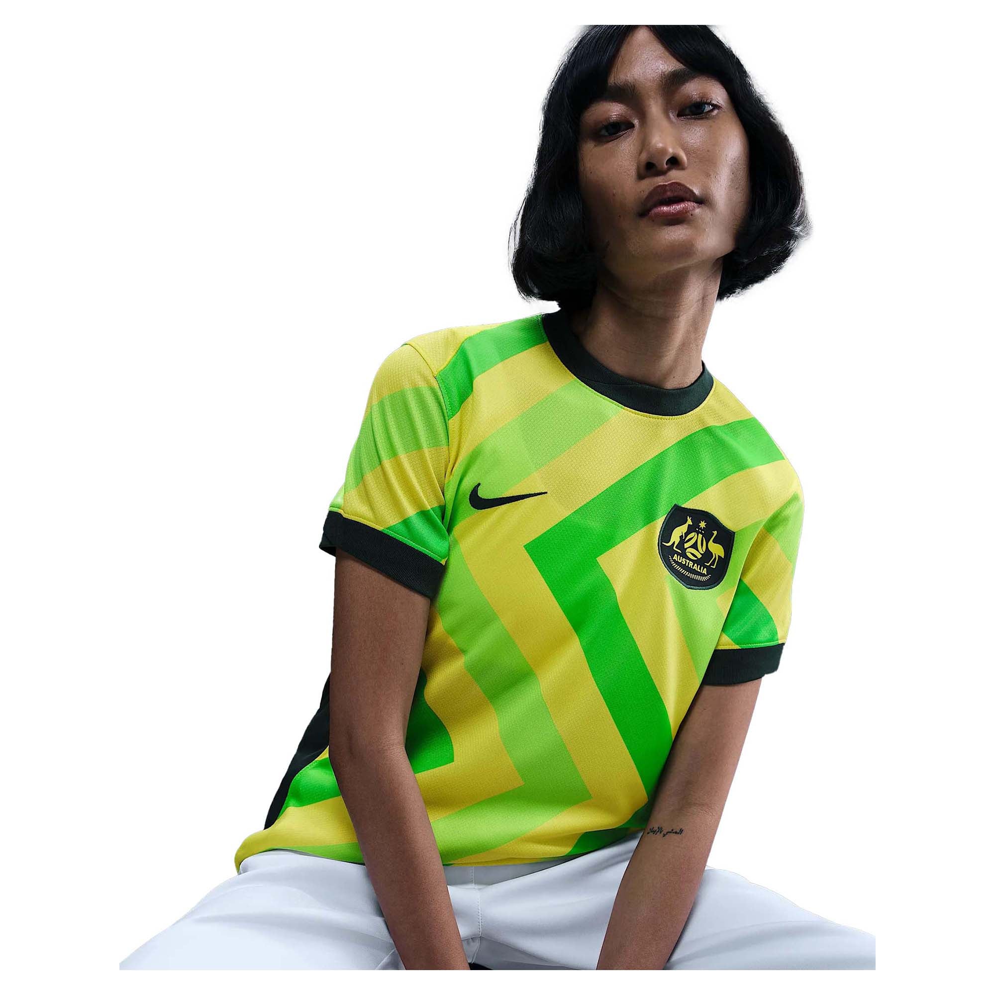Women's Australia Matilda's 2025/26 Stadium Home Replica Soccer Jersey - Image 3
