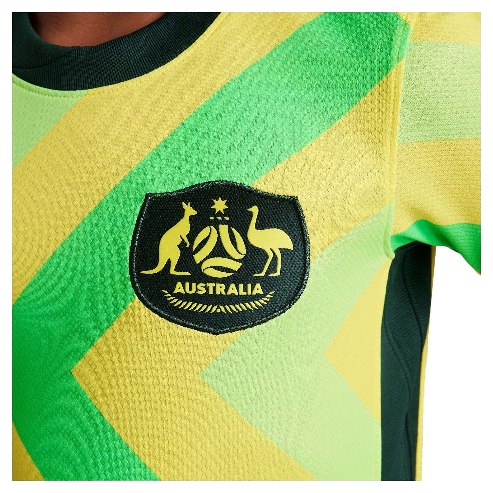 Junior's Australia 2025/26 Stadium Home Replica Soccer Jersey - Image 5