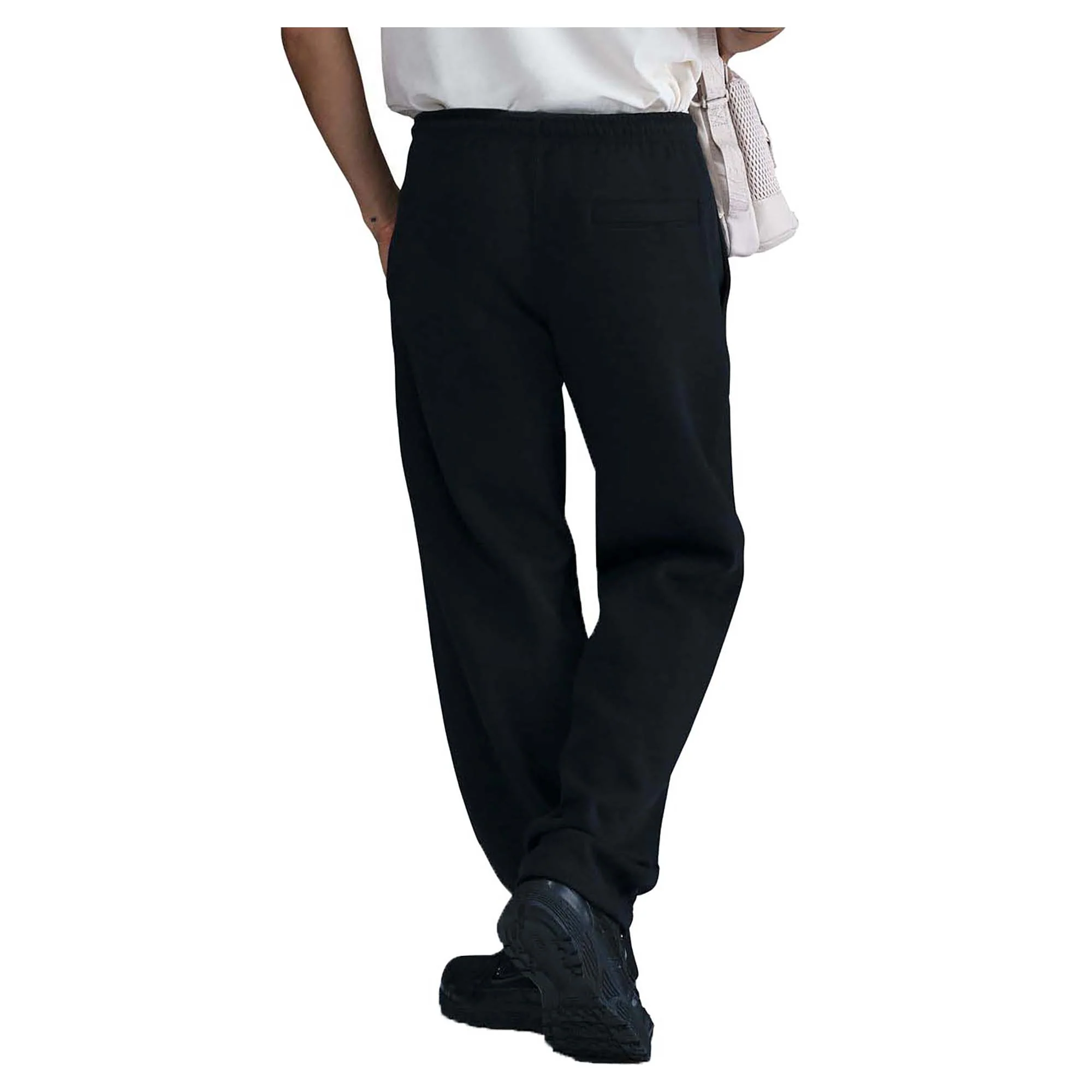 Men's Open Hem Brushed Fleece Pants - Image 2