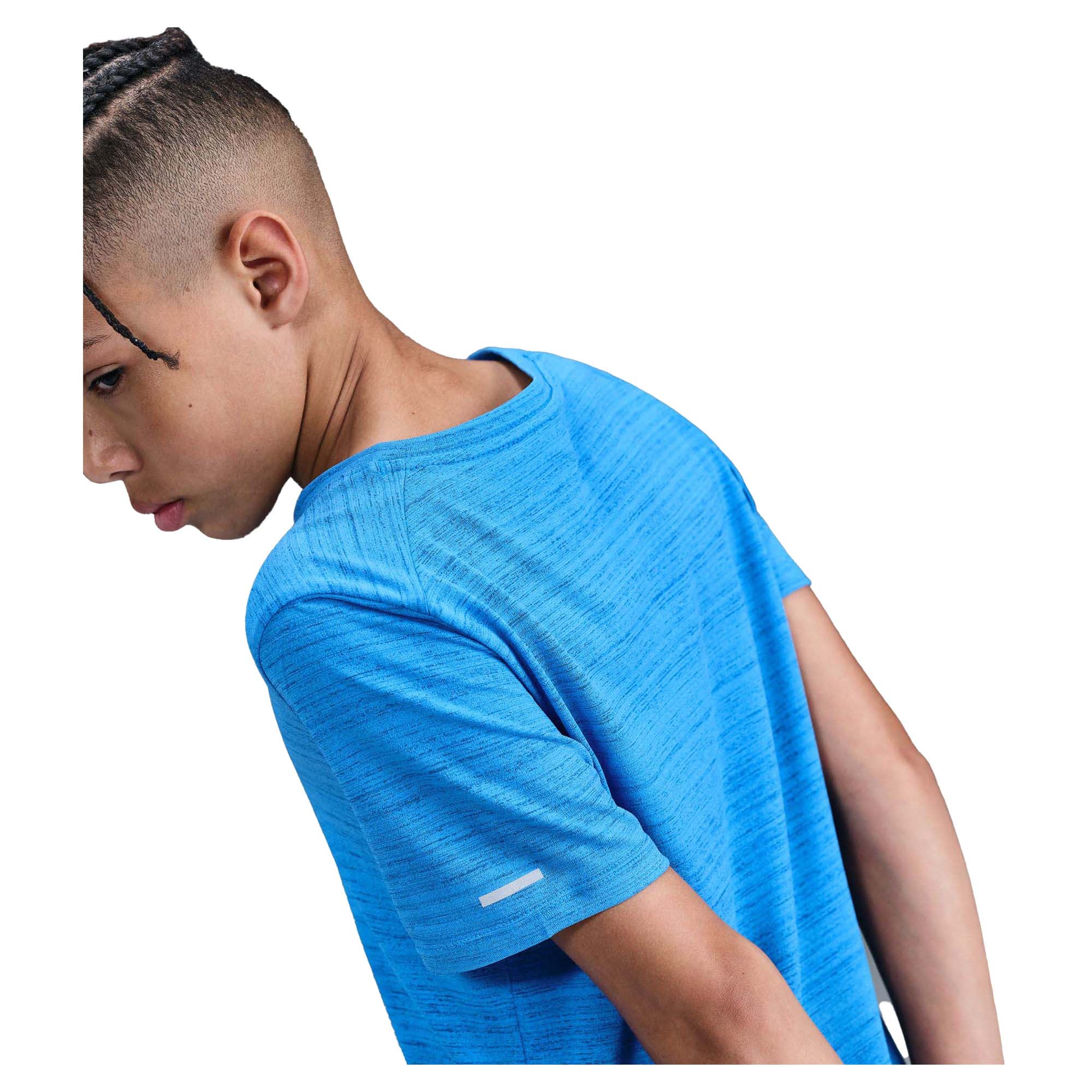 Nike Dri-Fit Boy's Short Sleeve Miler T-Shirt - Image 3