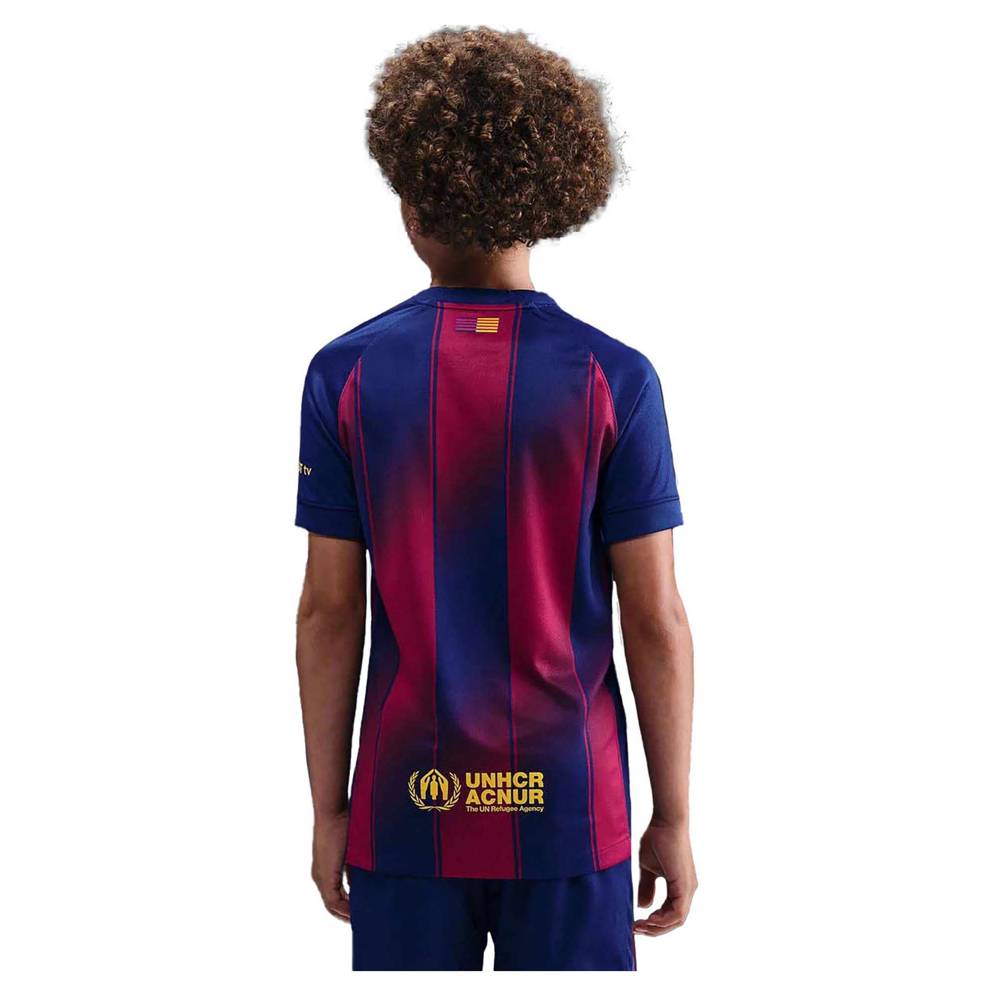 Junior's FC Barcelona 2025/26 Stadium Home Soccer Jersey - Image 4