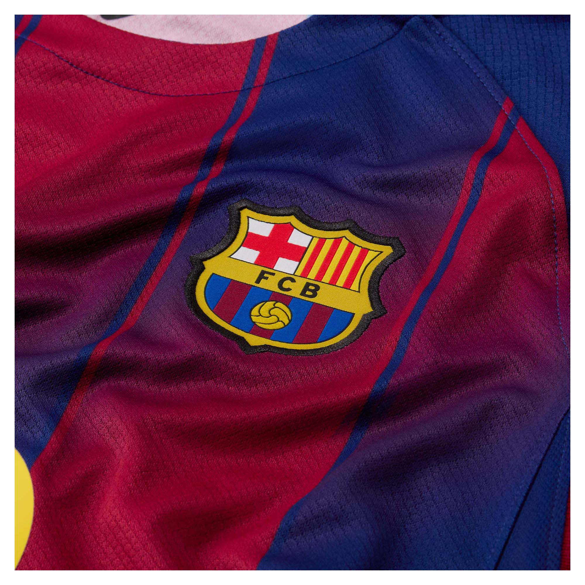 Junior's FC Barcelona 2025/26 Stadium Home Soccer Jersey - Image 5