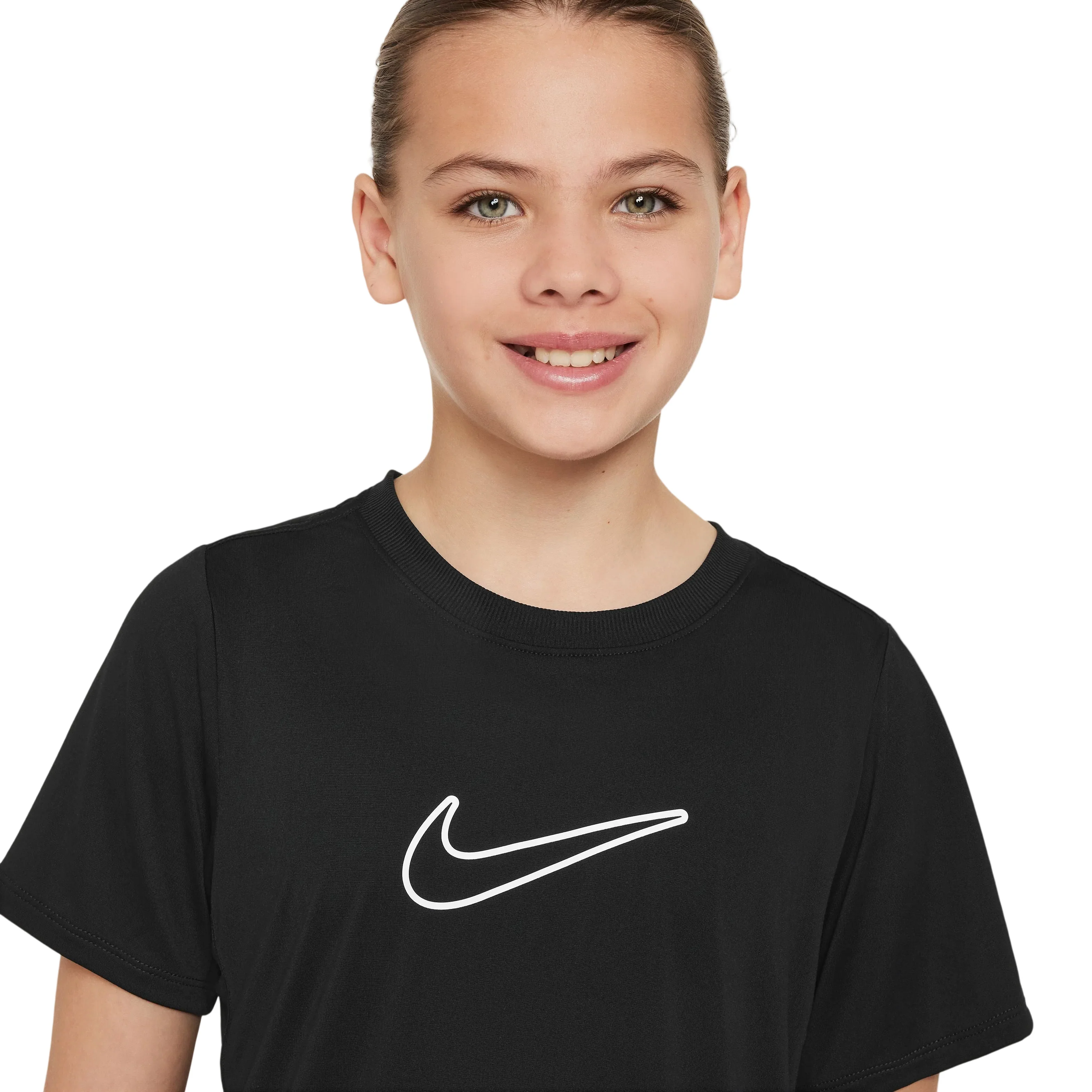 Girl's One Fitted Dri-Fit Short Sleeve Top - Image 2