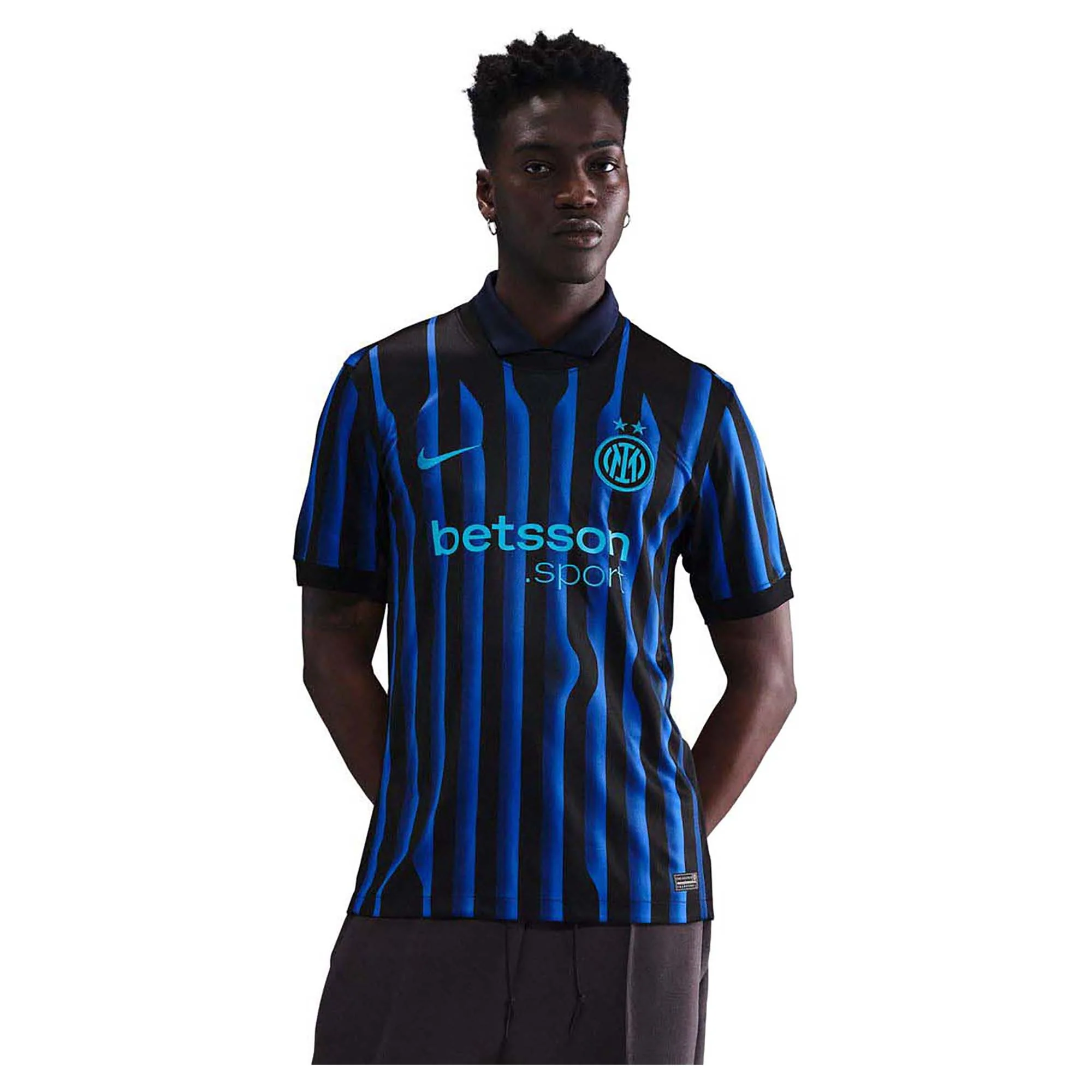Men's Inter Milan 2025/26 Replica Stadium Home Jersey - Image 3