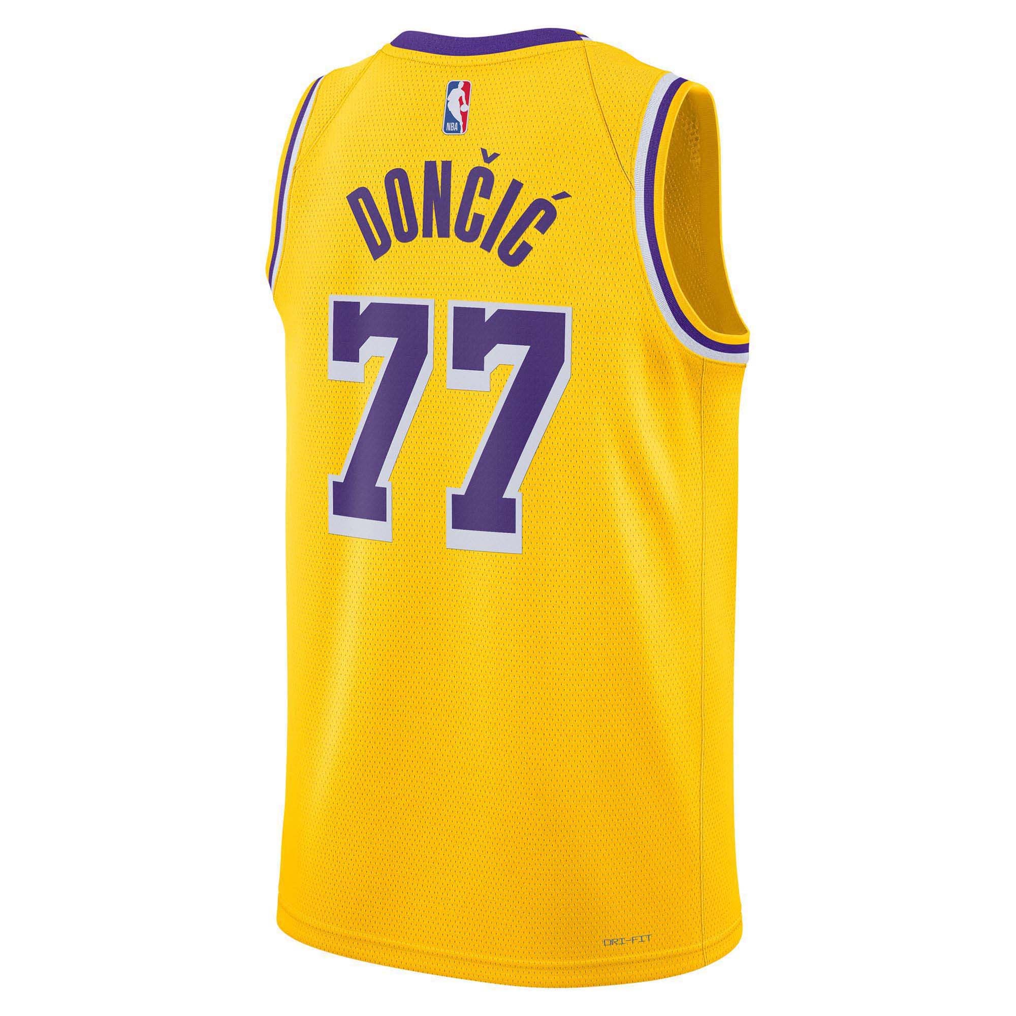 Men's NBA Los Angeles Lakers Luka Doncic 2025/26 Icon Edition Swingman Jersey - Image 2