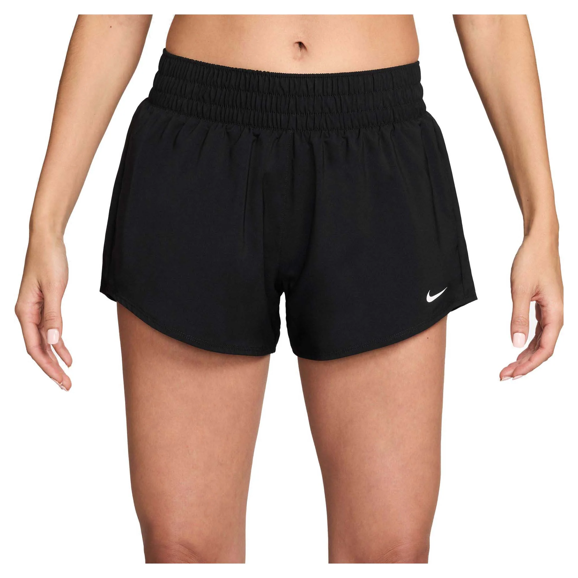 One Women's Dri-Fit Mid-Rise 3 Inch Brief-Lined Shorts