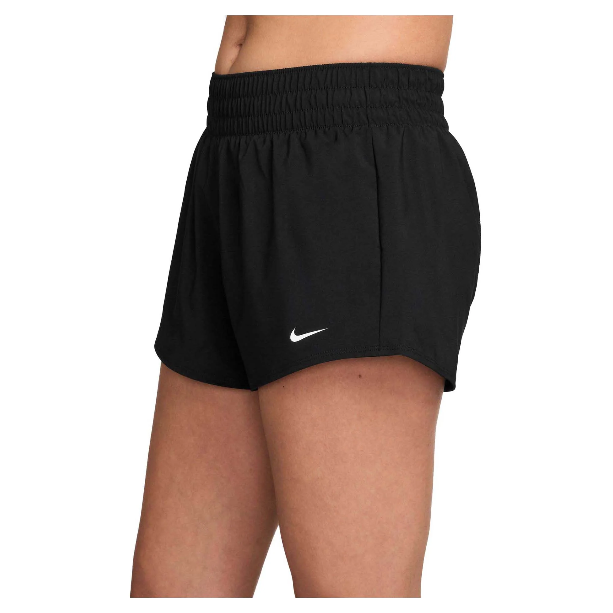 One Women's Dri-Fit Mid-Rise 3 Inch Brief-Lined Shorts - Image 2