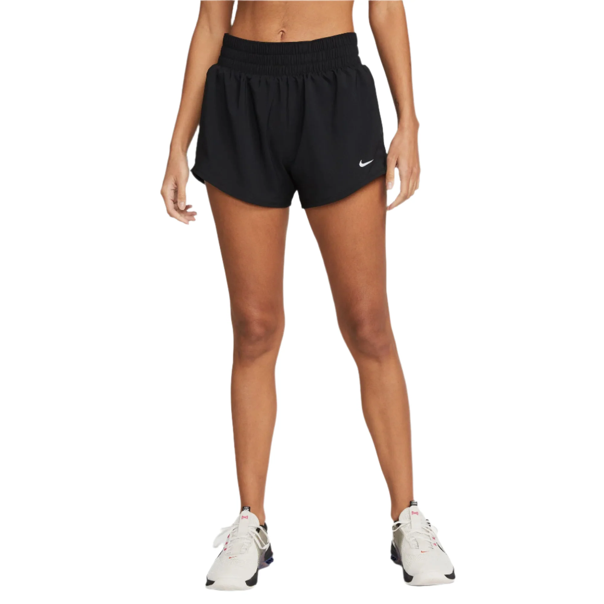 One Women's Dri-Fit Mid-Rise 3 Inch Brief-Lined Shorts
