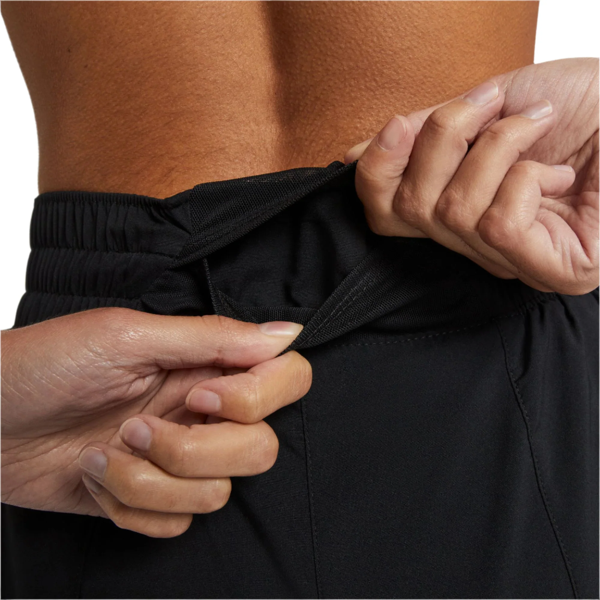 One Women's Dri-Fit Mid-Rise 3 Inch Brief-Lined Shorts - Image 4