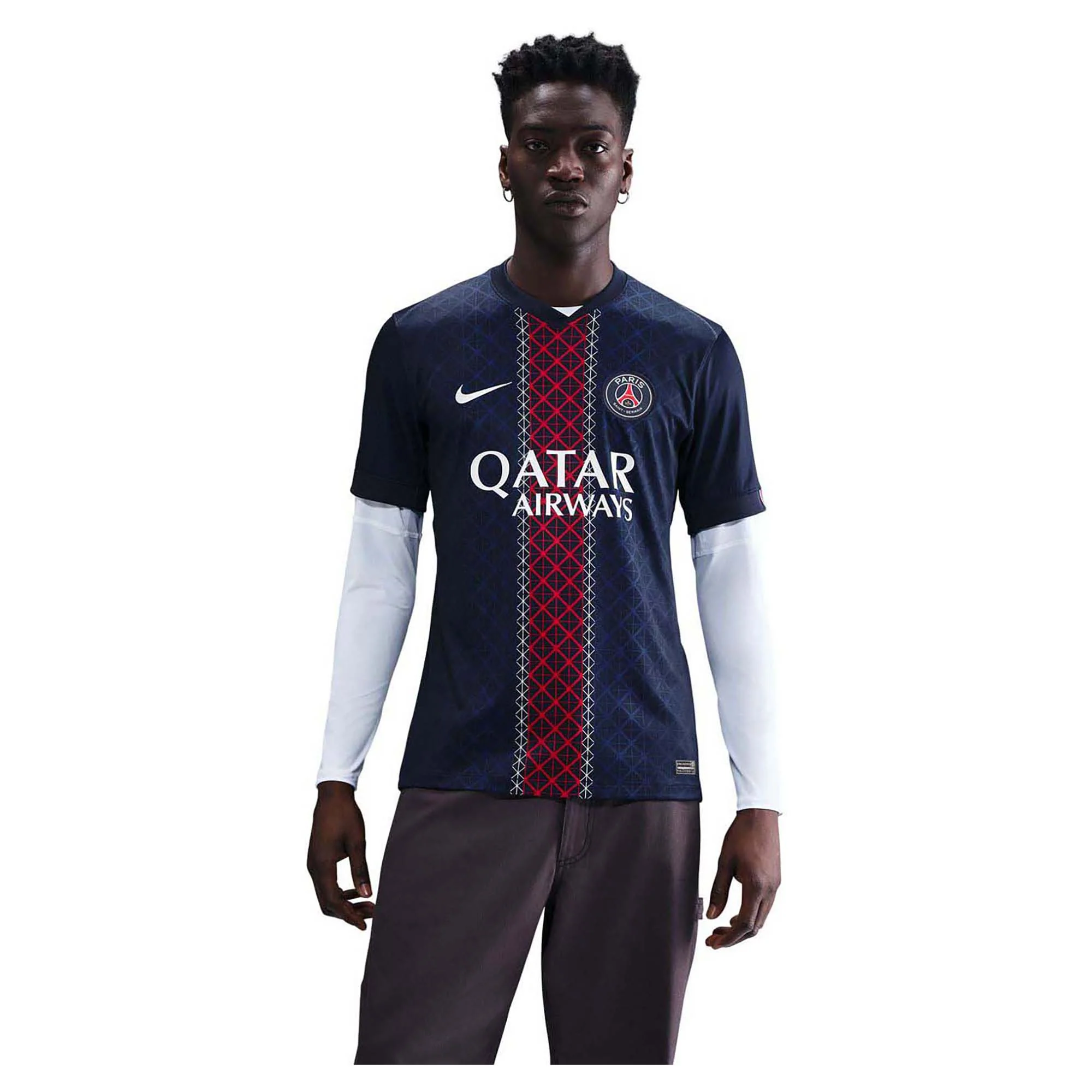 Men's Paris Saint-Germain 2025/26 Stadium Home Soccer Jersey - Image 3