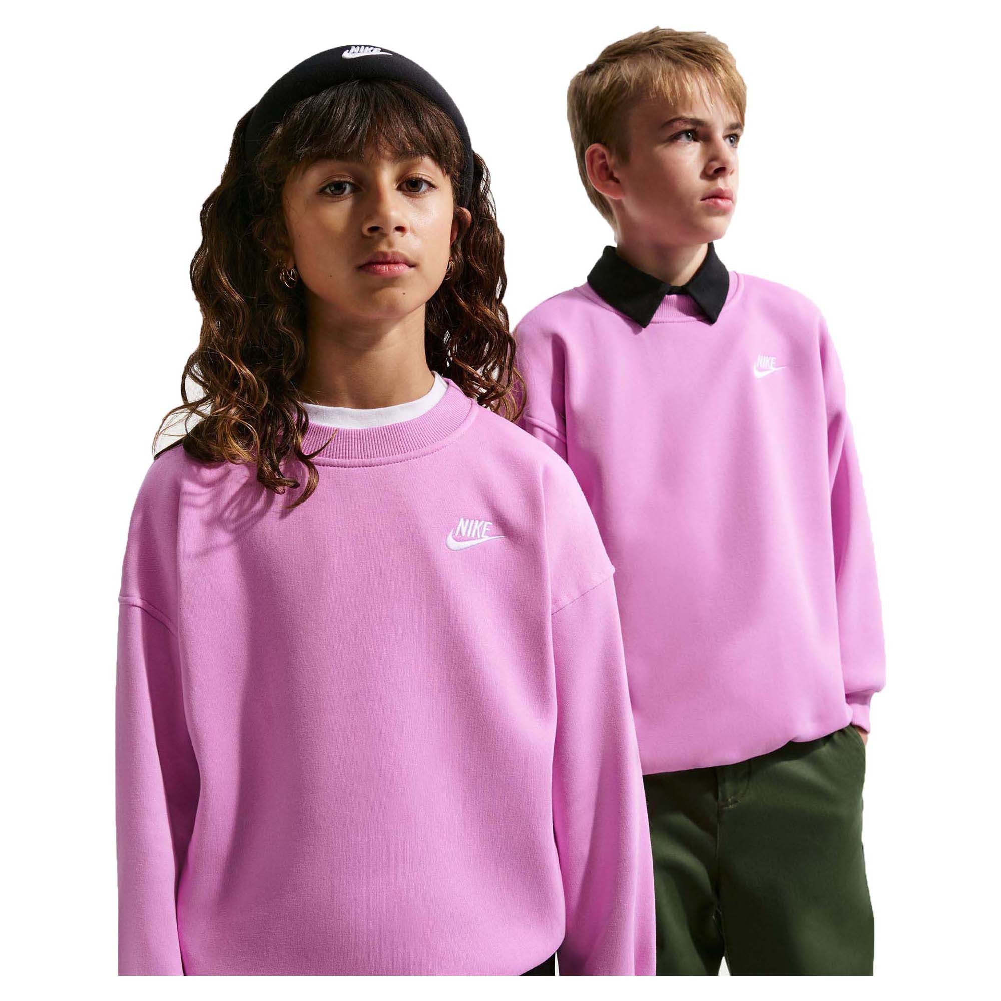 Junior's Sportswear Club Fleece Oversized Sweatshirt - Image 3