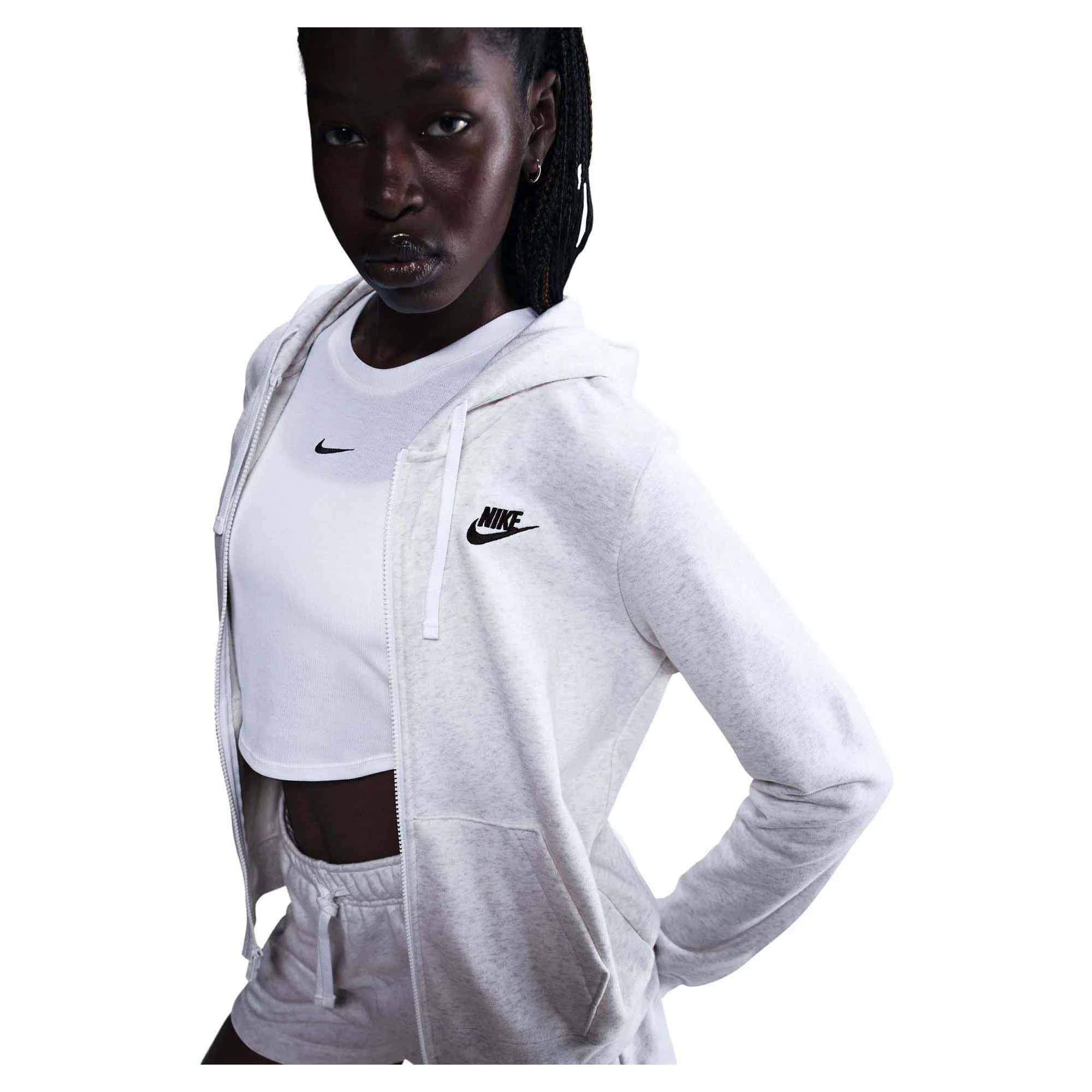 Women's Sportswear Club Fleece Full-Zip Hooded jacket - Image 3