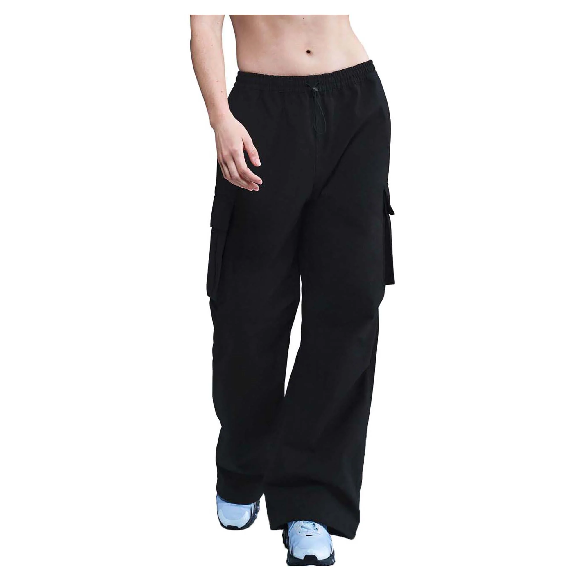 Women's Sportswear Mid-Rise Oversized Woven Cargo Pants