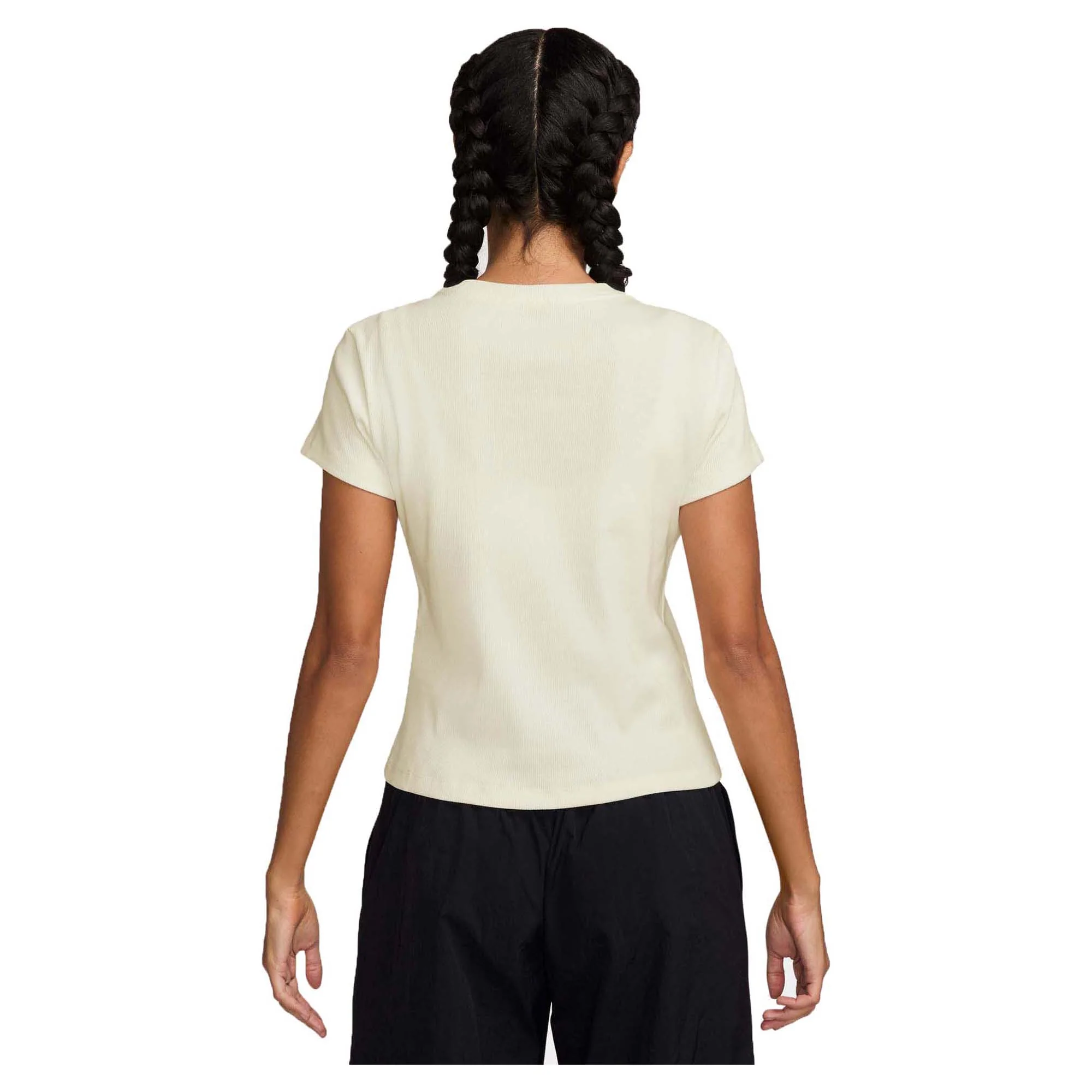 Women's Sportswear Tight Ribbed Short Sleeve T-Shirt - Image 2
