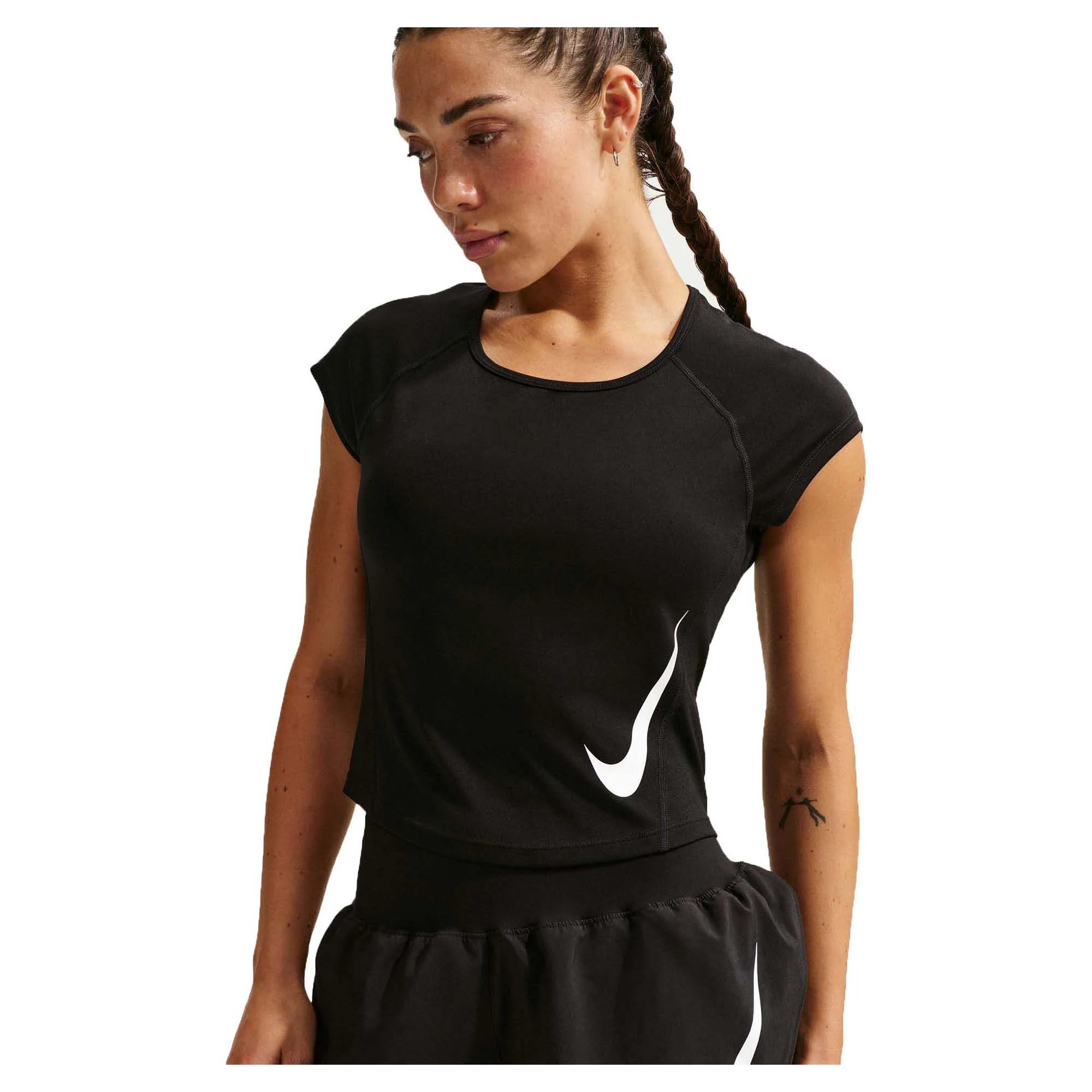 Women's Swoosh Run Dri-FIT Short-Sleeve Running Top - Image 3