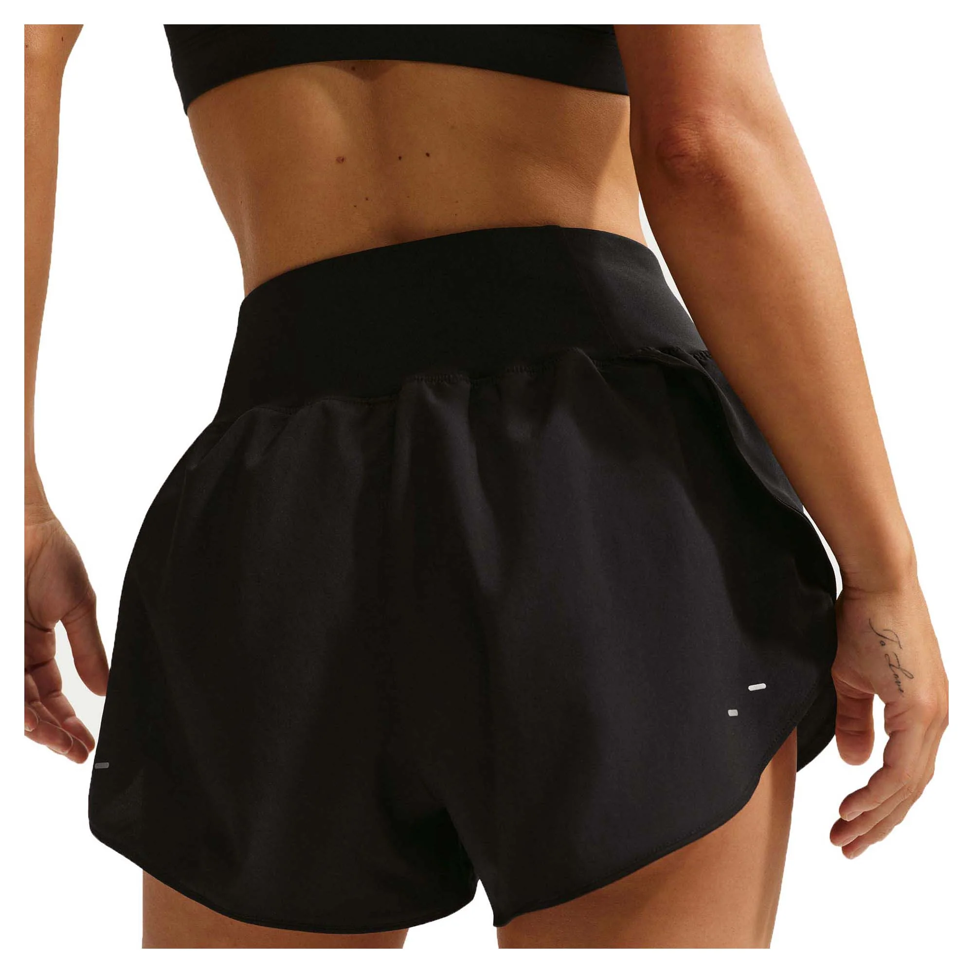 Women's Tempo Flow Swoosh Dri-Fit Mid-Rise Brief-Lined Running Shorts - Image 3