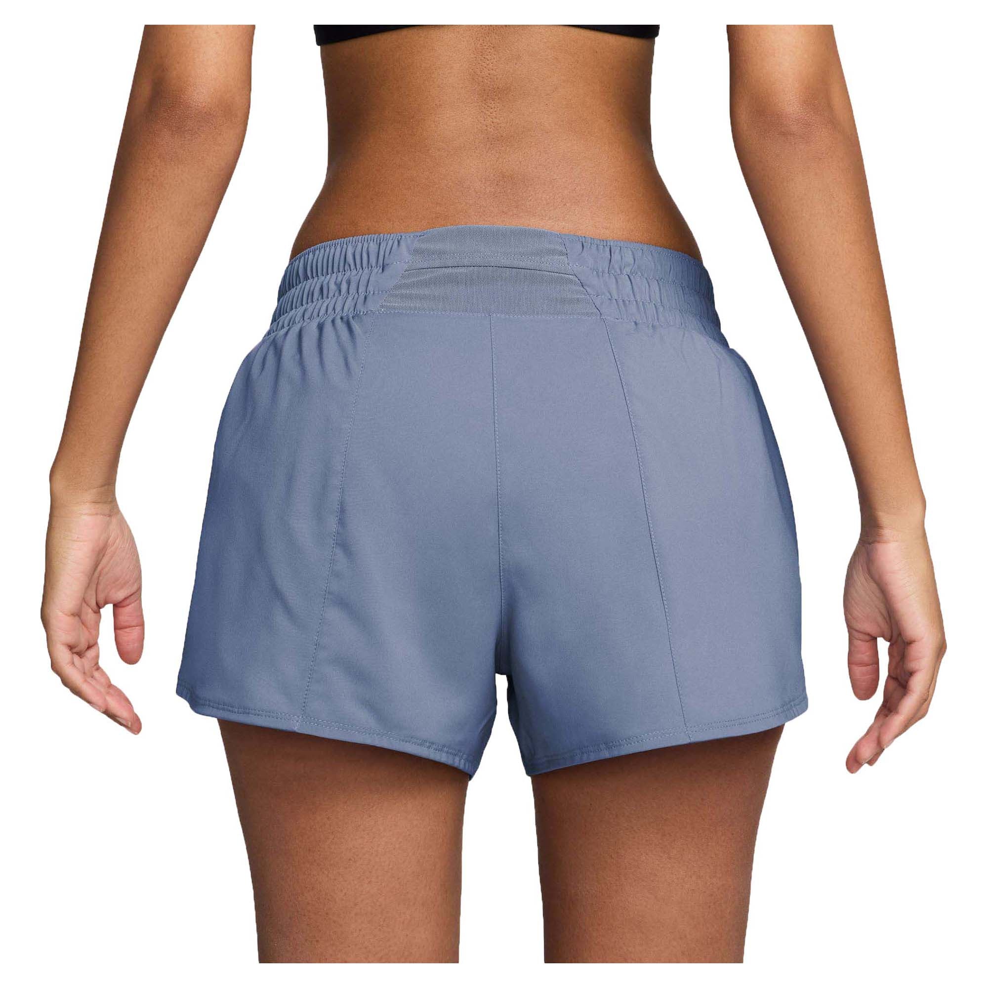 Women's One Swoosh Mid-Rise 3 Inch Brief Lined Shorts - Image 2