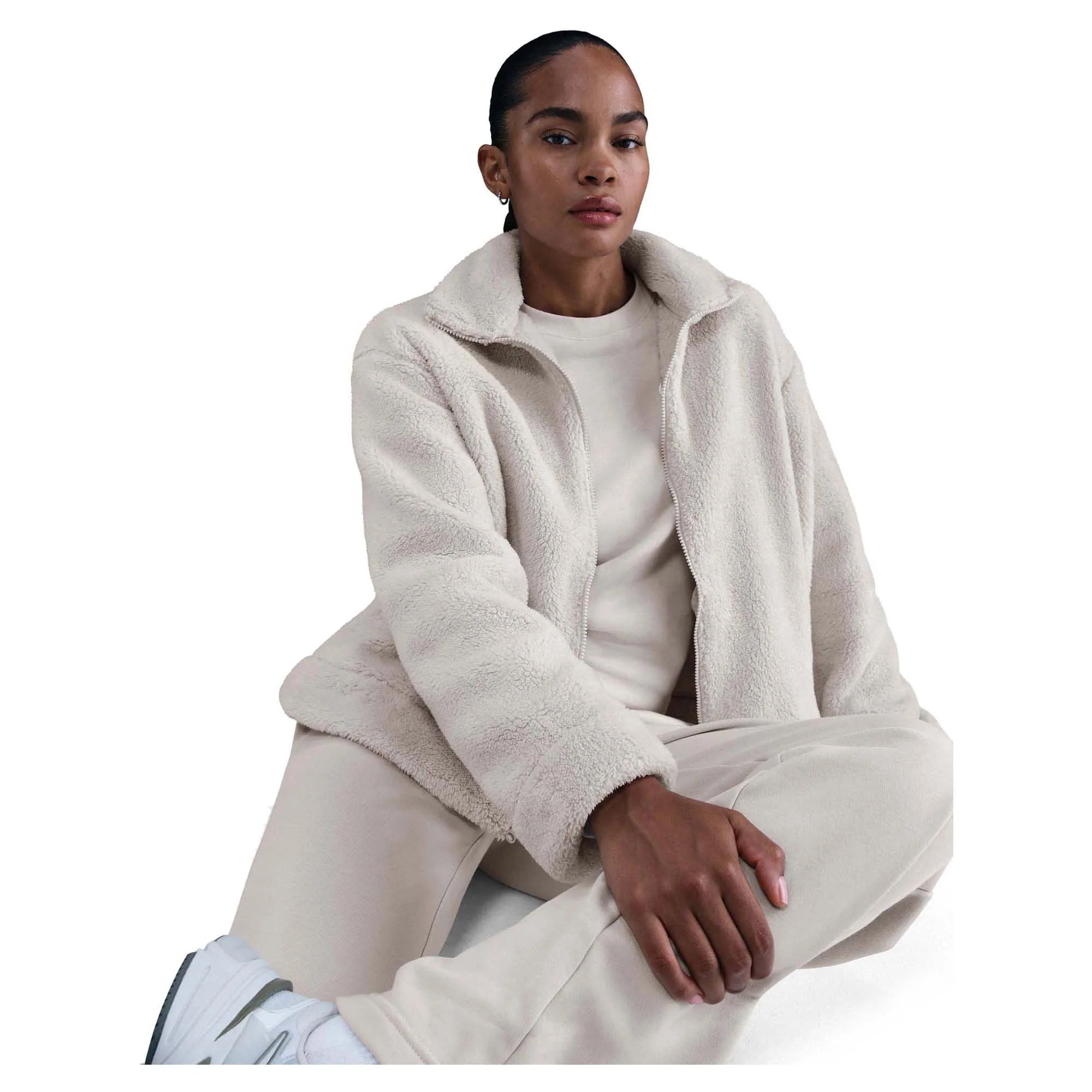 Women's Sportswear Essential High-Pile Sherpa Fleece Jacket - Image 4