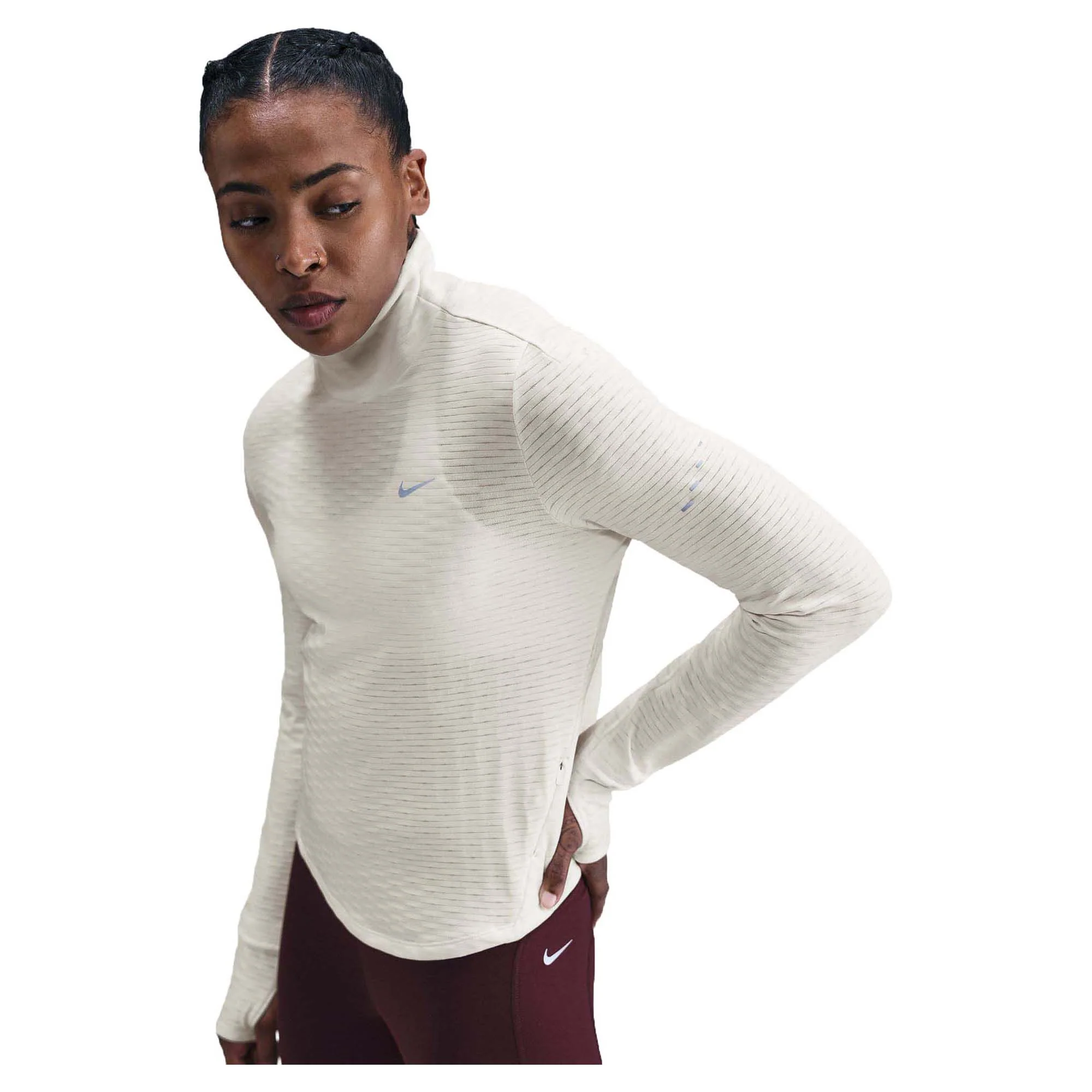 Women's Swift Therma-Fit Turtle Neck Running Top - Image 3