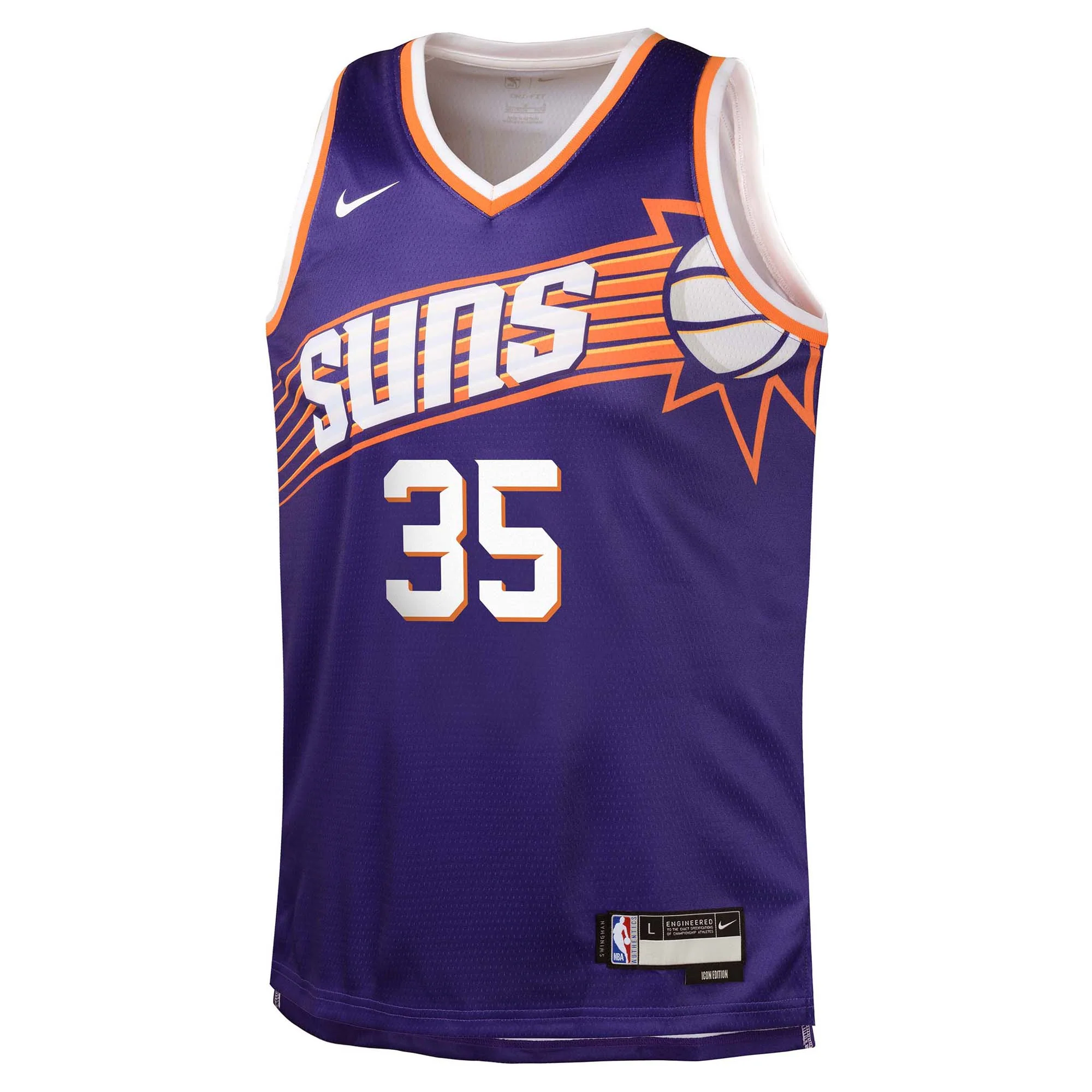 Junior's NBA Phoenix Suns Kevin Durant Icon Swingman Jersey