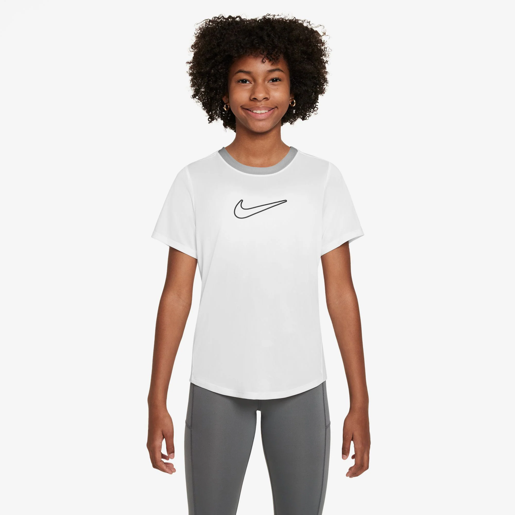 Girl's One Fitted Short Sleeve Top