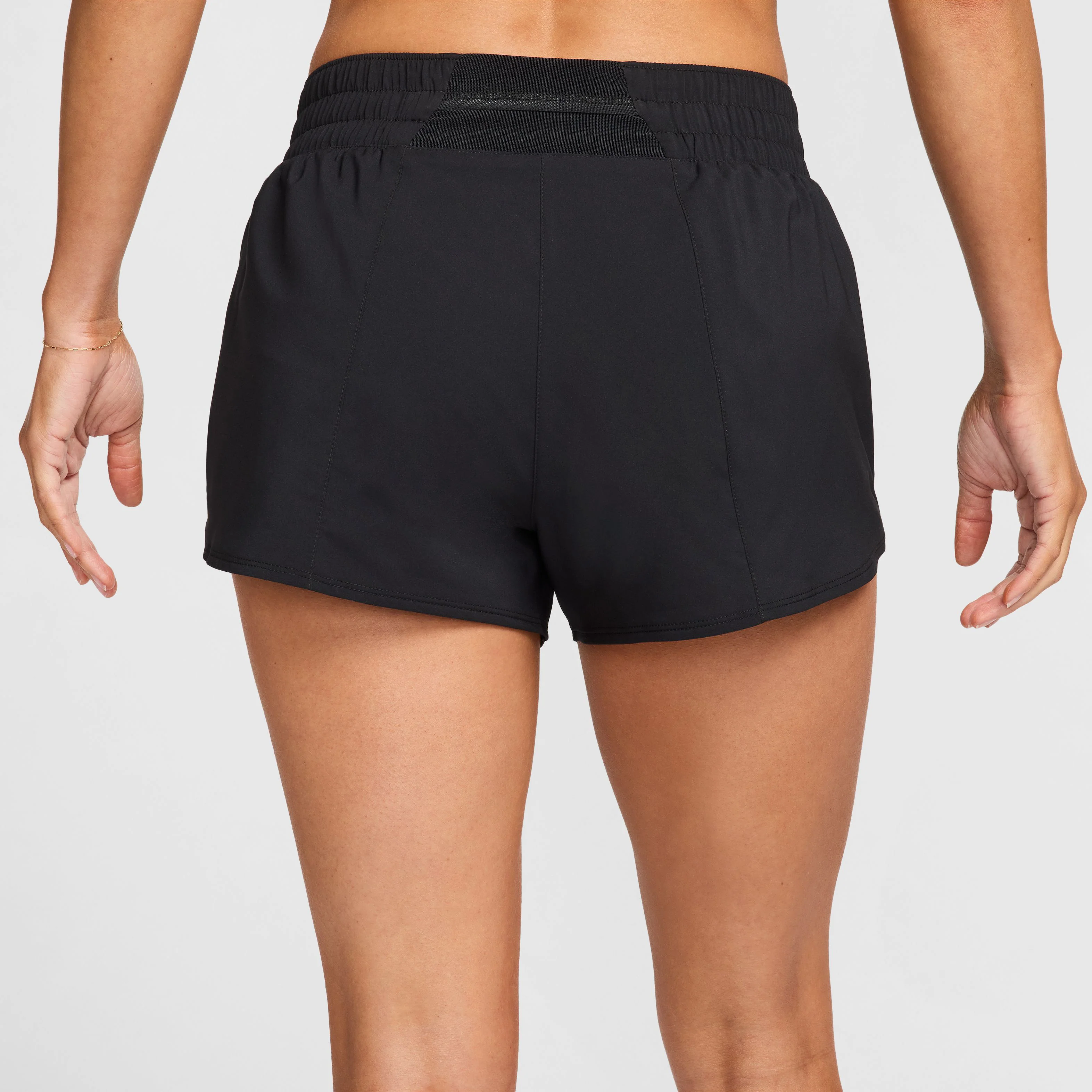 Women's One Mid-Rise Brief-Lined Graphic Shorts - Image 3