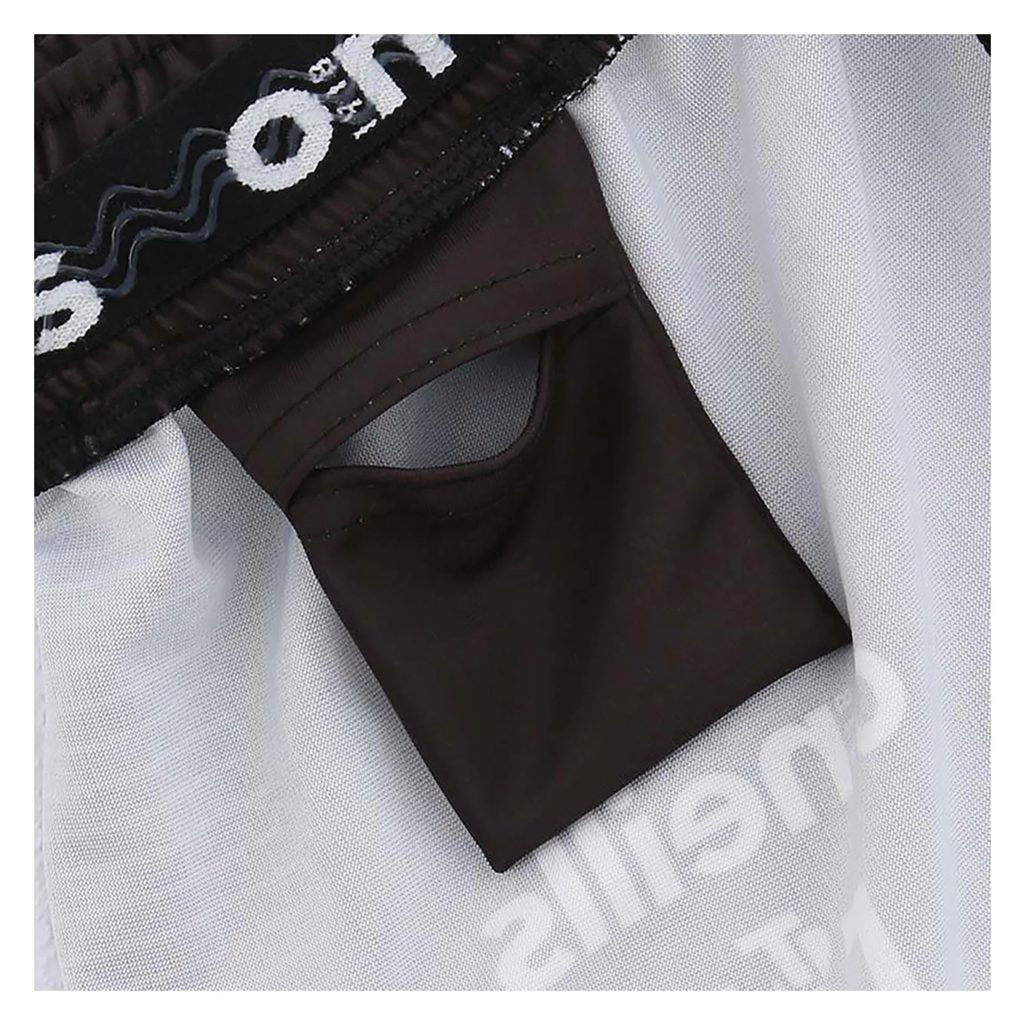Men's NRL Penrith Panthers 2023 Home Playing Shorts - Image 9