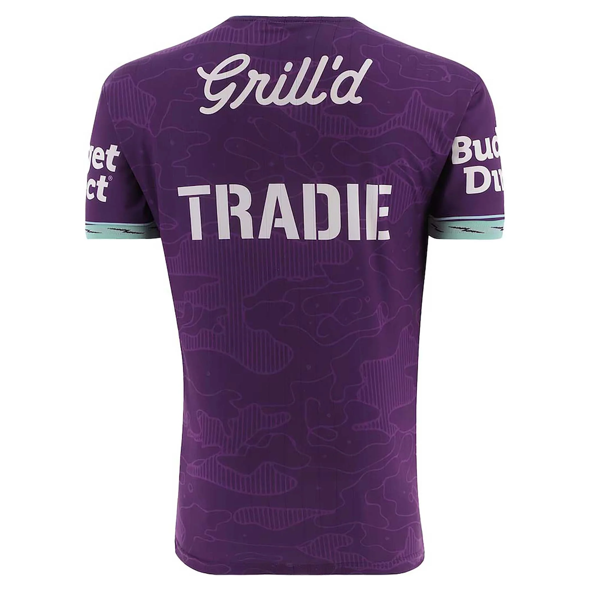 Men's NRL Melbourne Storm 2026 Purple Training Tee - Image 2