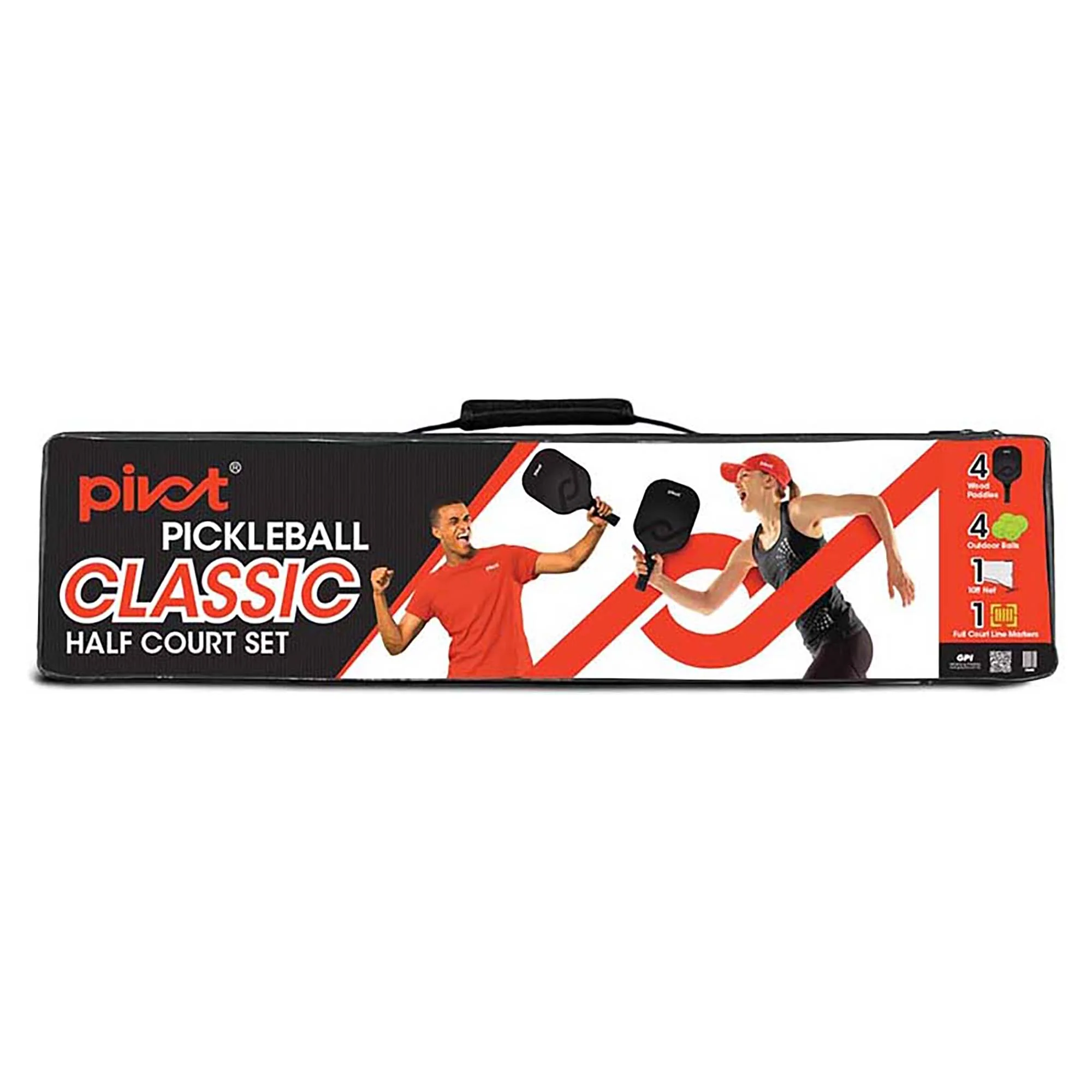 Pickleball 4 Player Classic Half Court Starter Net Set - Image 8