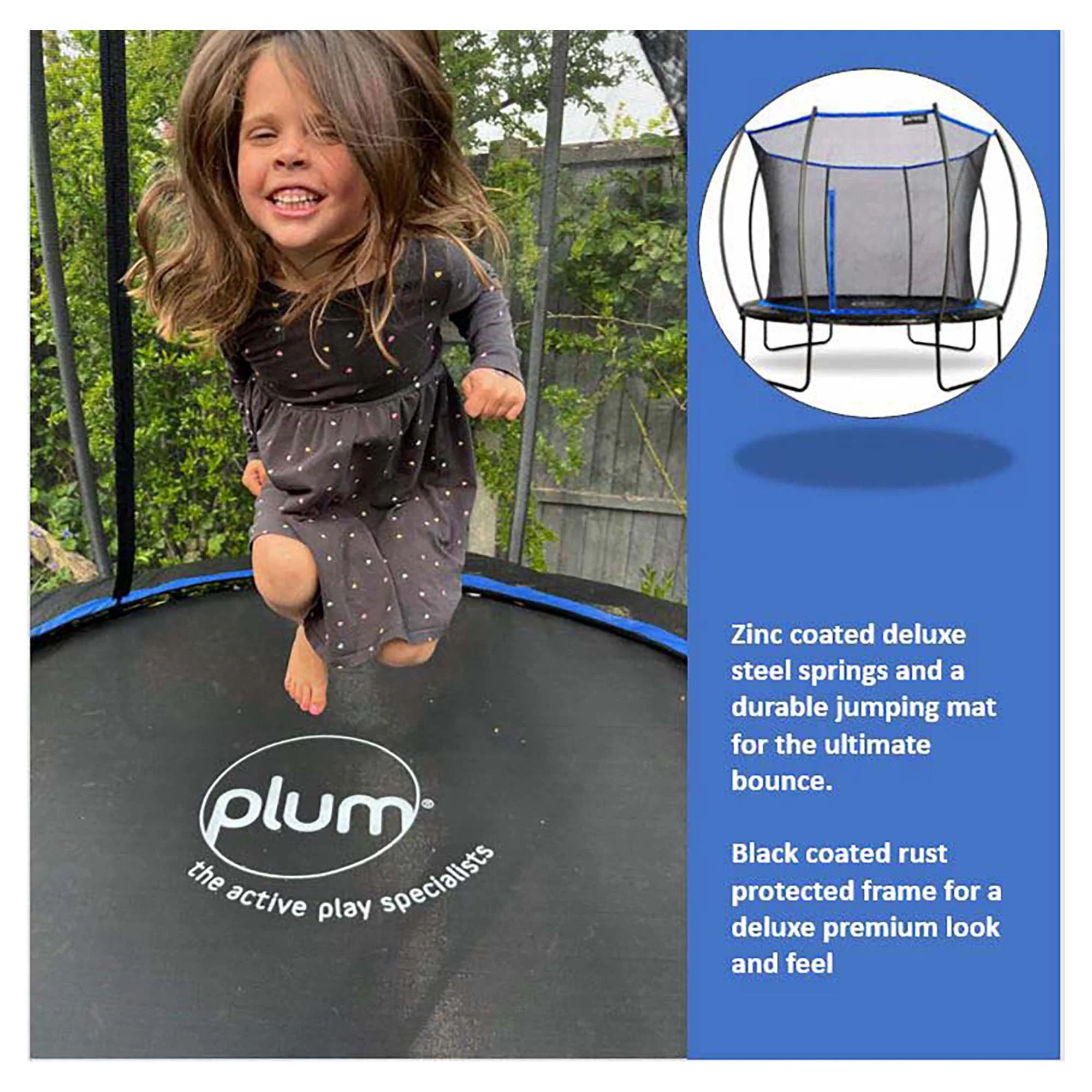 14ft Deluxe Springsafe Trampoline - Image 3