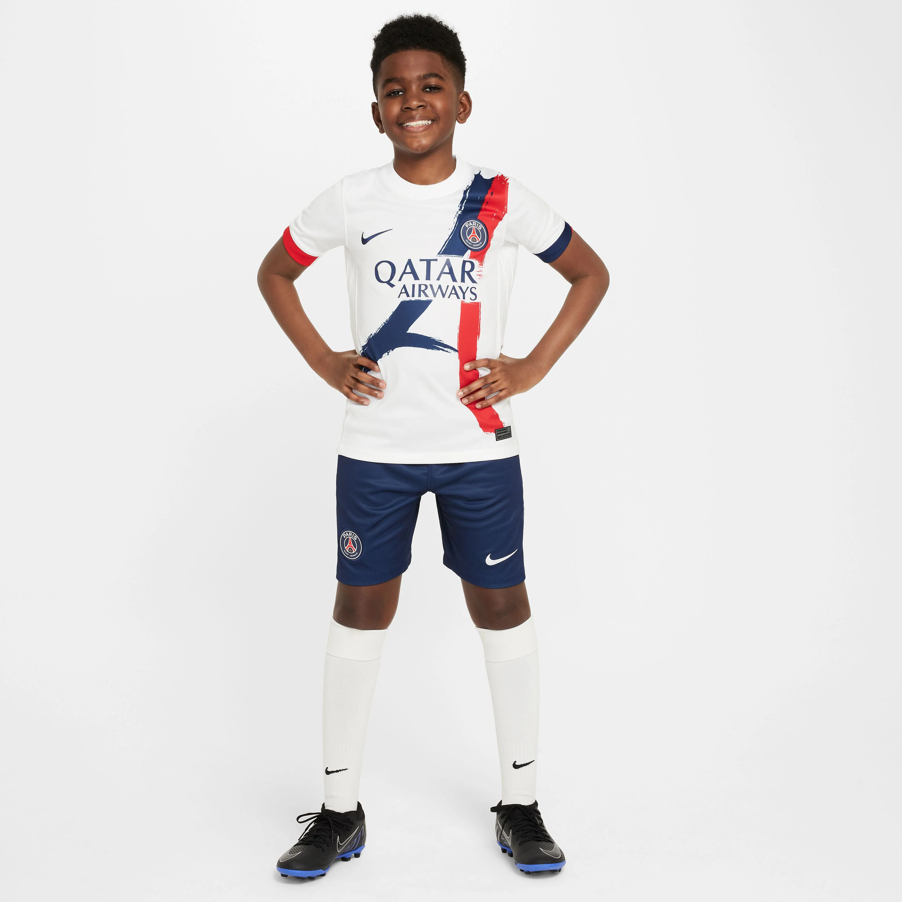Junior's Paris Saint-Germain 2024/25 Stadium Away Replica Soccer Jersey - Image 12