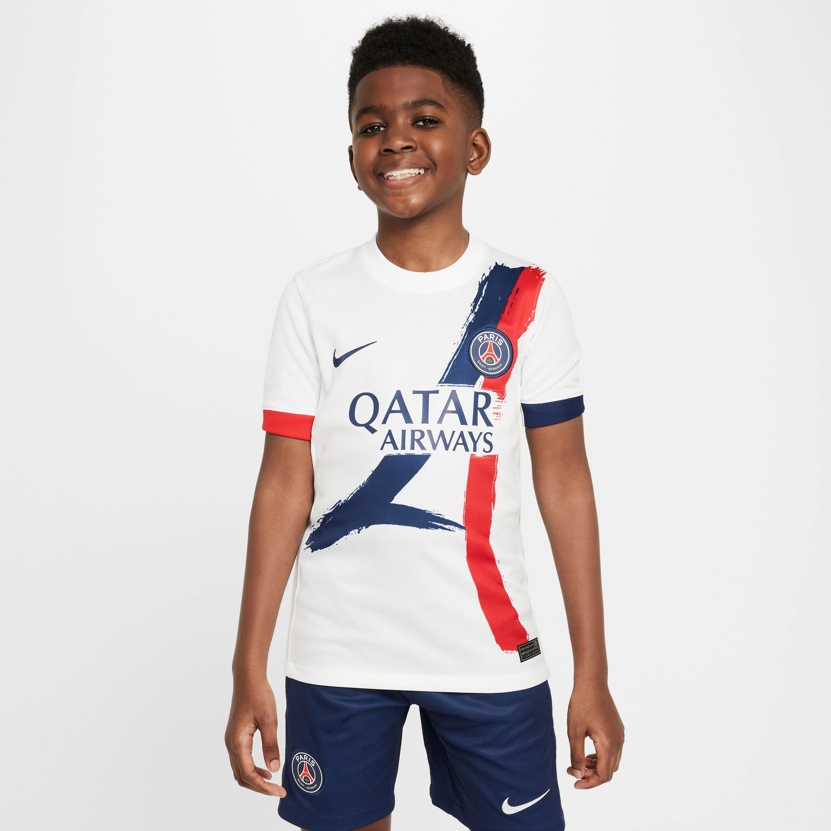 Junior's Paris Saint-Germain 2024/25 Stadium Away Replica Soccer Jersey - Image 2