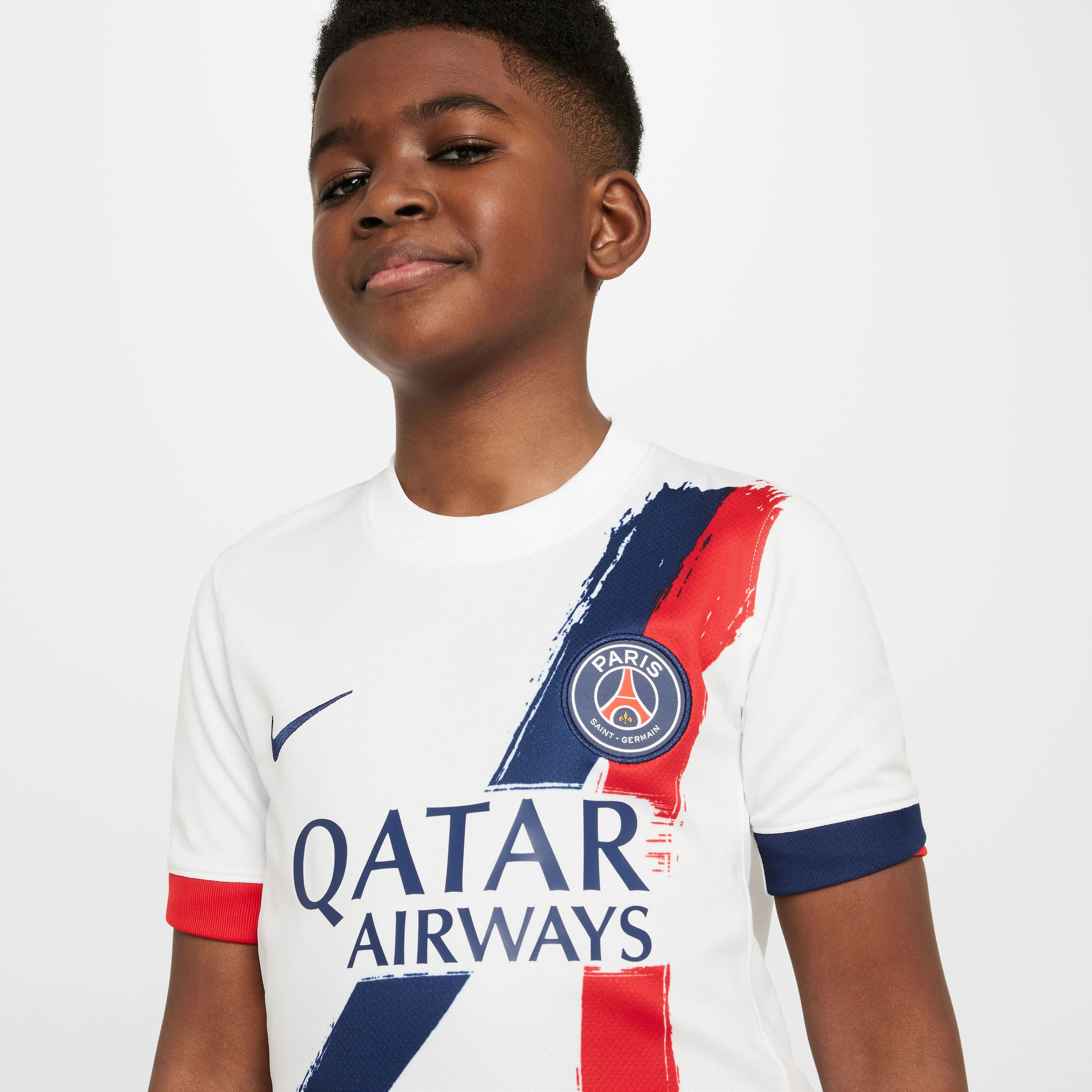 Junior's Paris Saint-Germain 2024/25 Stadium Away Replica Soccer Jersey - Image 7