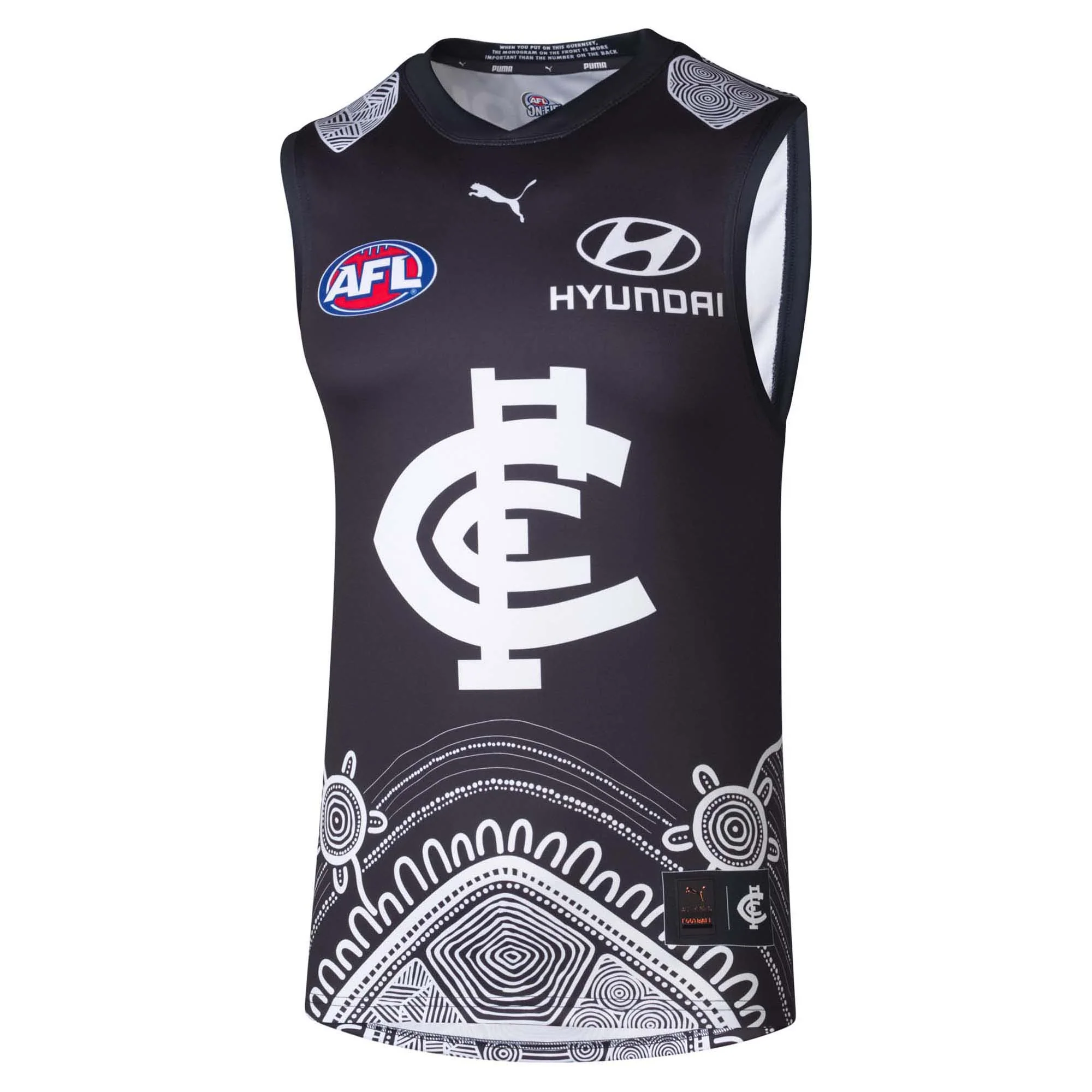 Men's AFL Carlton Blues Football Club 2025 Indigenous Replica Jersey
