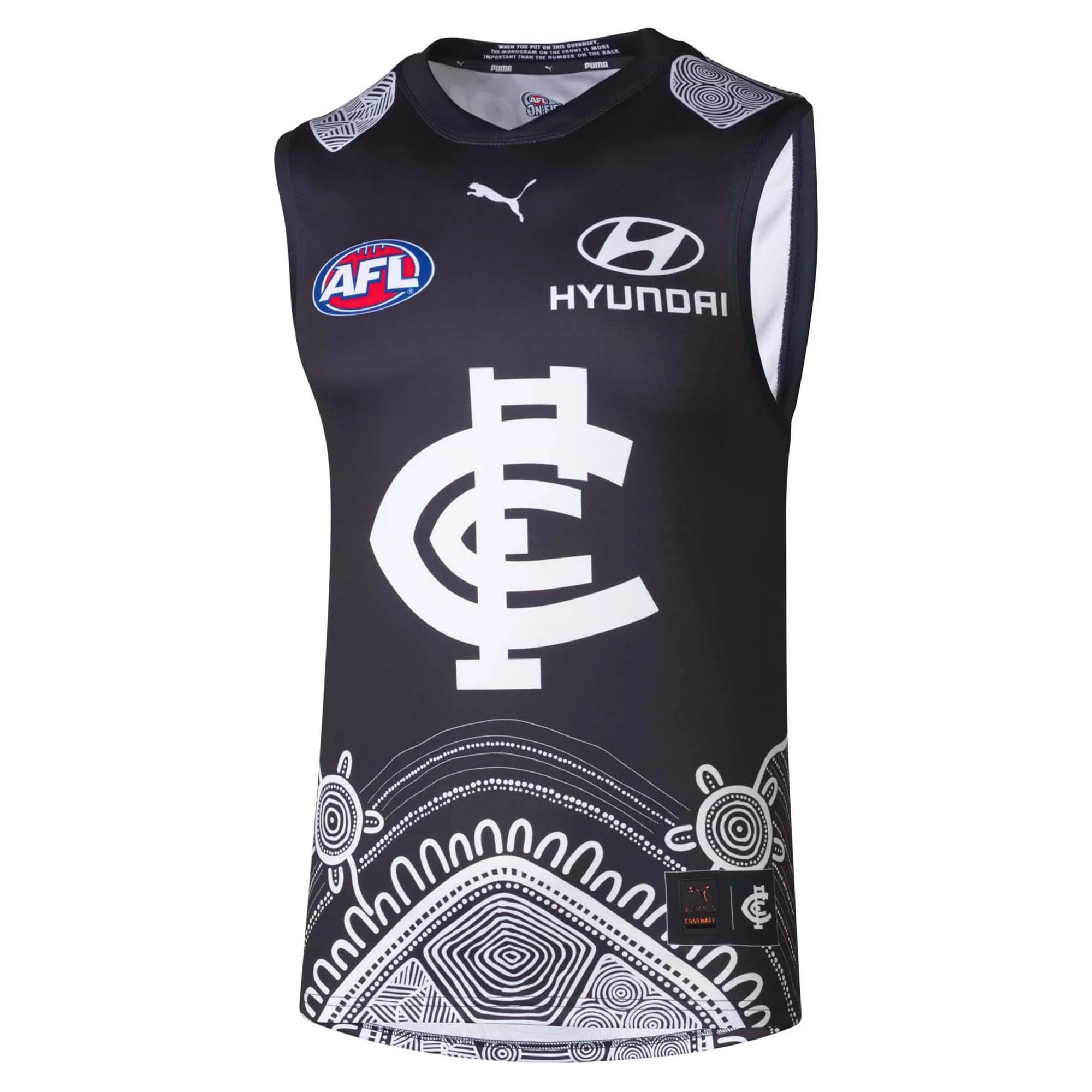 Junior's AFL Carlton Blues Football Club 2025 Indigenous Replica Jersey