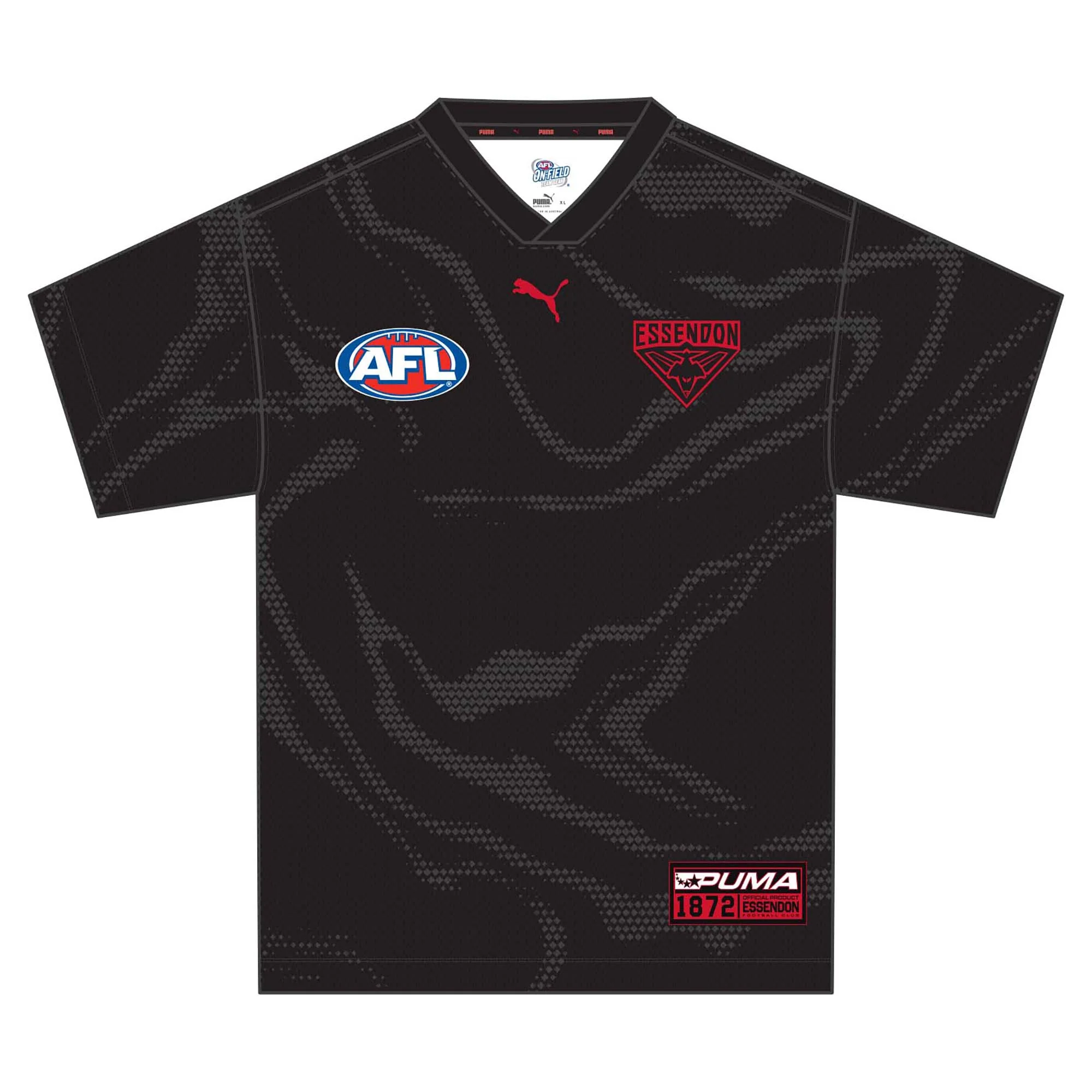 Junior's AFL Essendon Bombers Football Club 2026 Warm Up Top