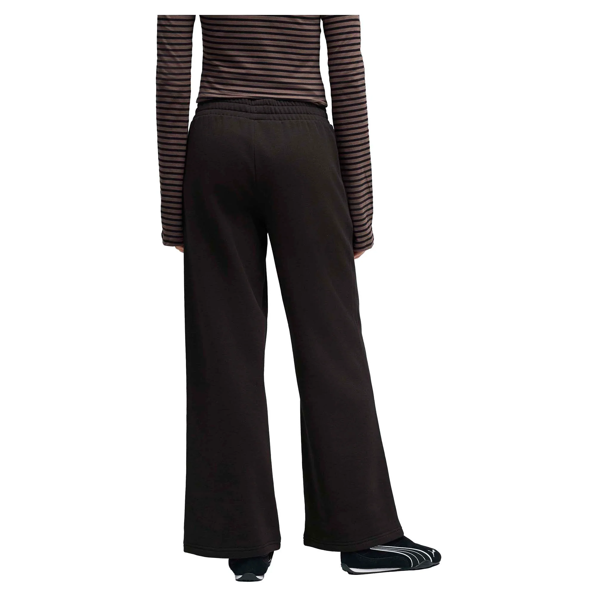 Women's Essential Cat Comfort Wide Leg Fleece Pants - Image 2