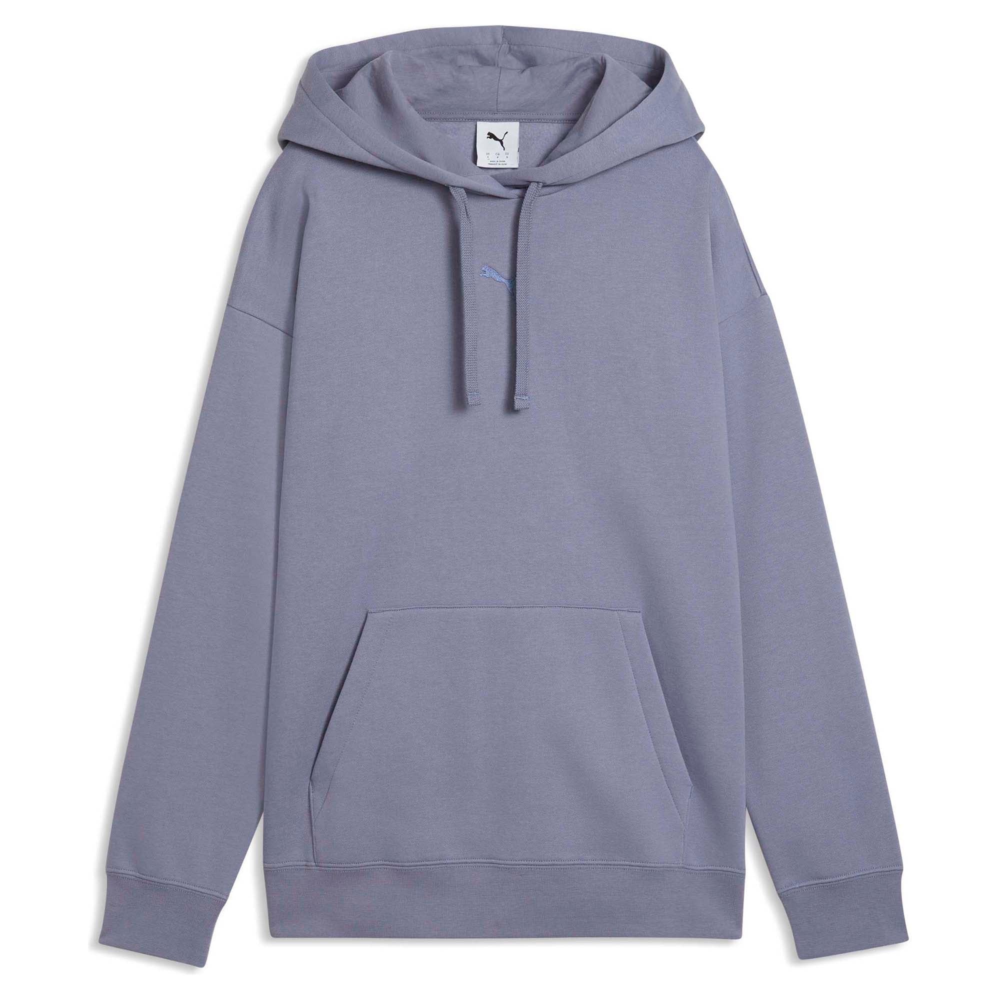 Women's Essential Cat Logo Relaxed Fleece Hoodie - Image 3