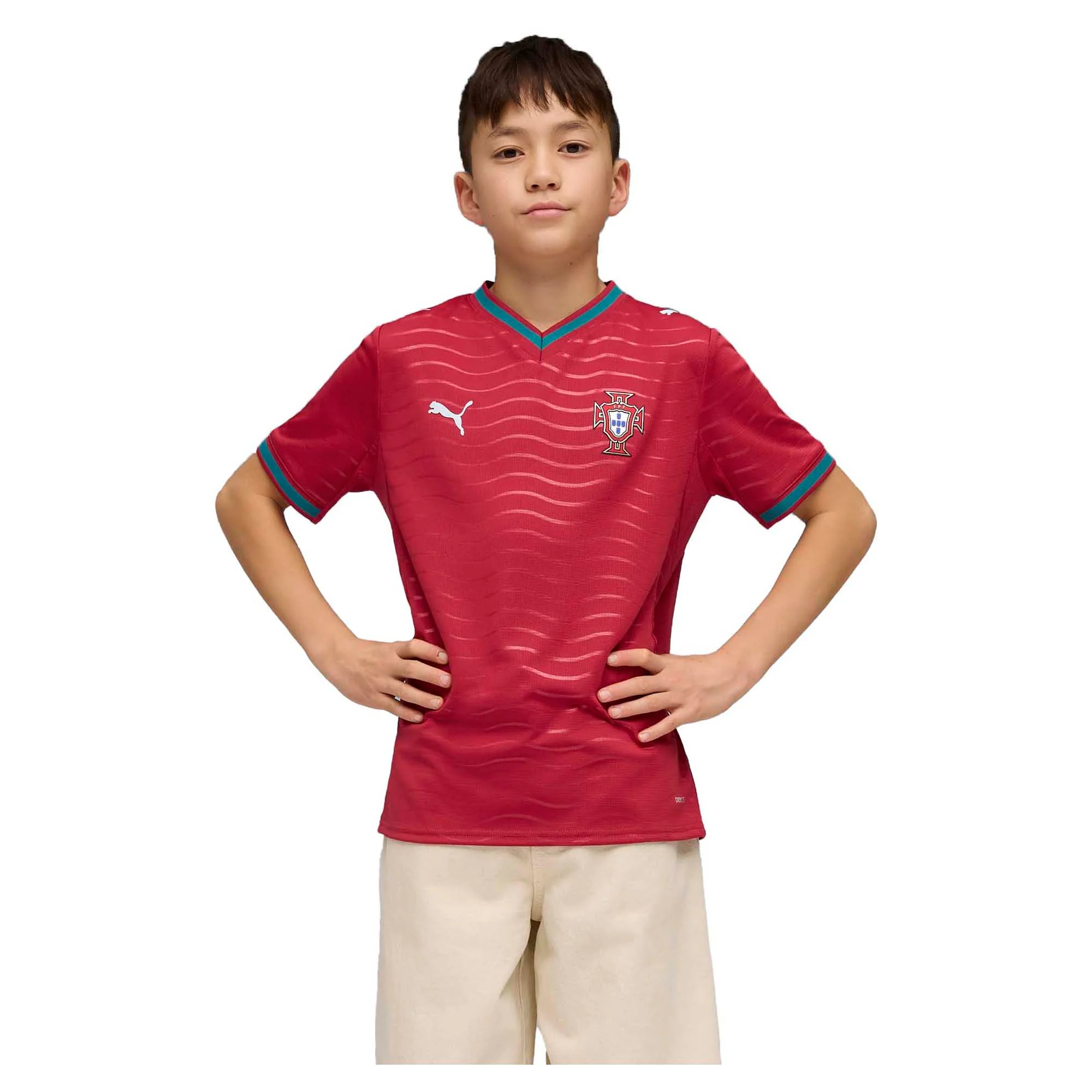Junior's Portugal 2026 Replica Home Soccer Jersey - Image 2