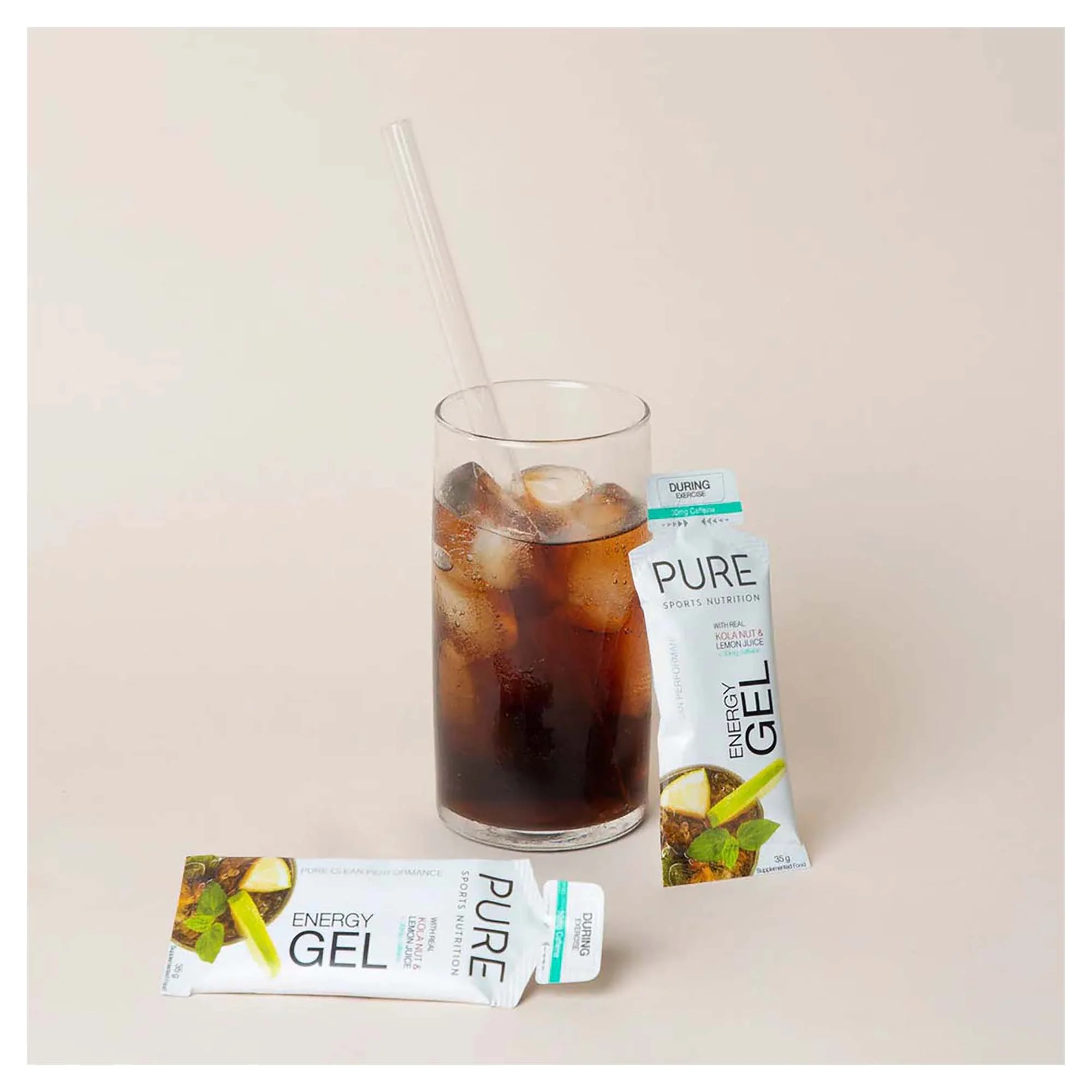50g Kola Nut & Lemon Juice & 30mg Caffeine Energy Gel - Image 2