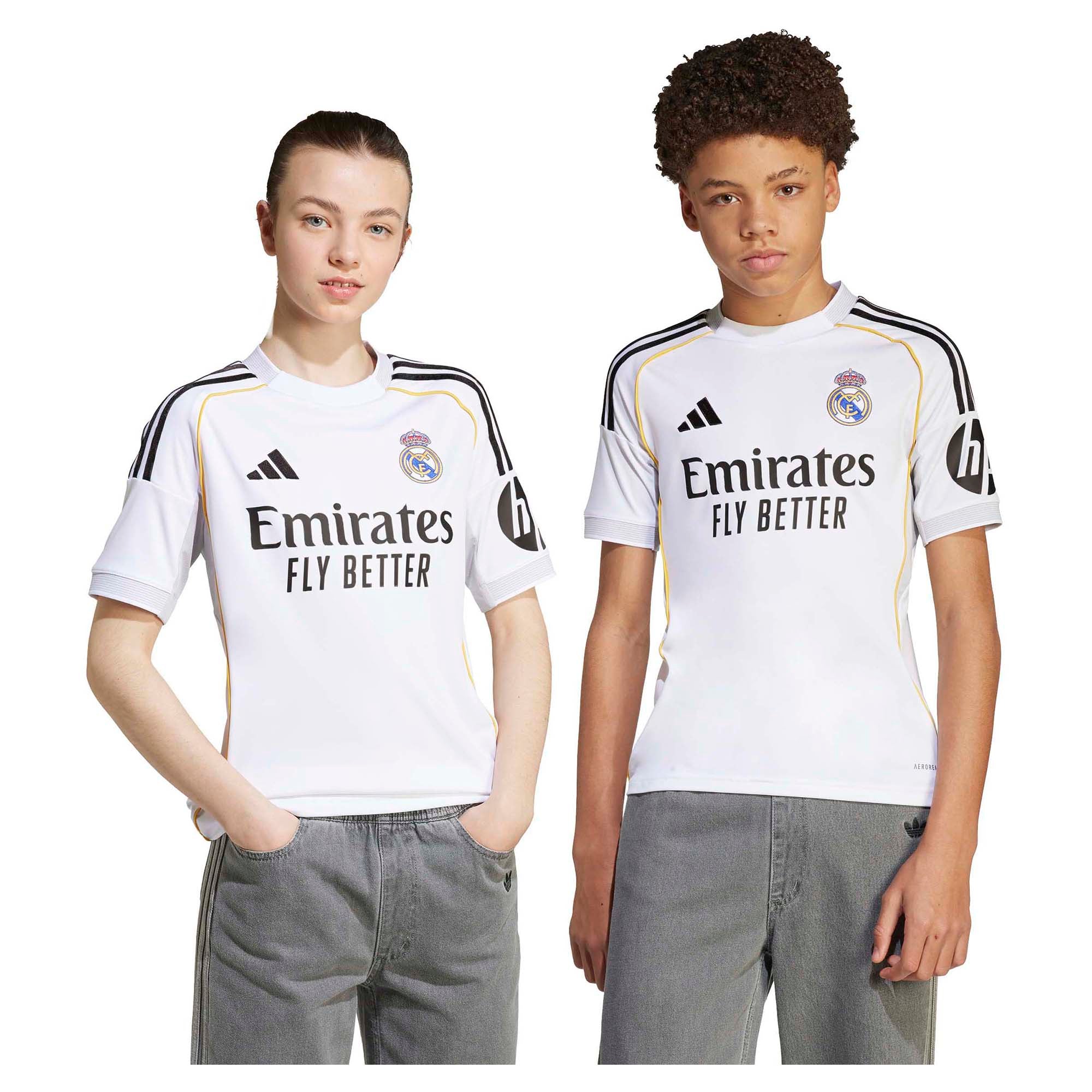 Junior's Real Madrid 2025/26 Home Soccer Jersey - Image 5