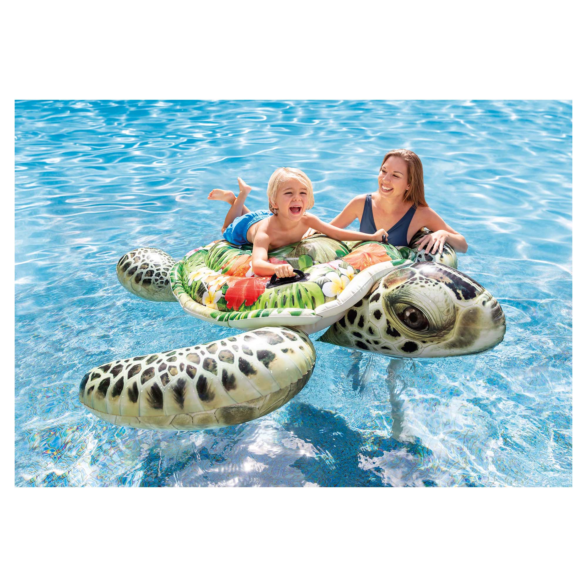Realistic Sea Turtle Ride-On Inflatable - Image 4