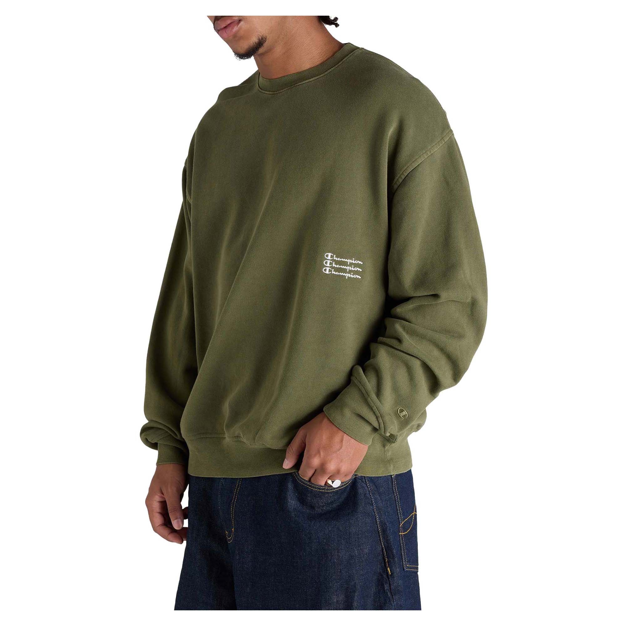 Men's Script Rochester Vintage Wash Crewneck Sweatshirt - Image 3