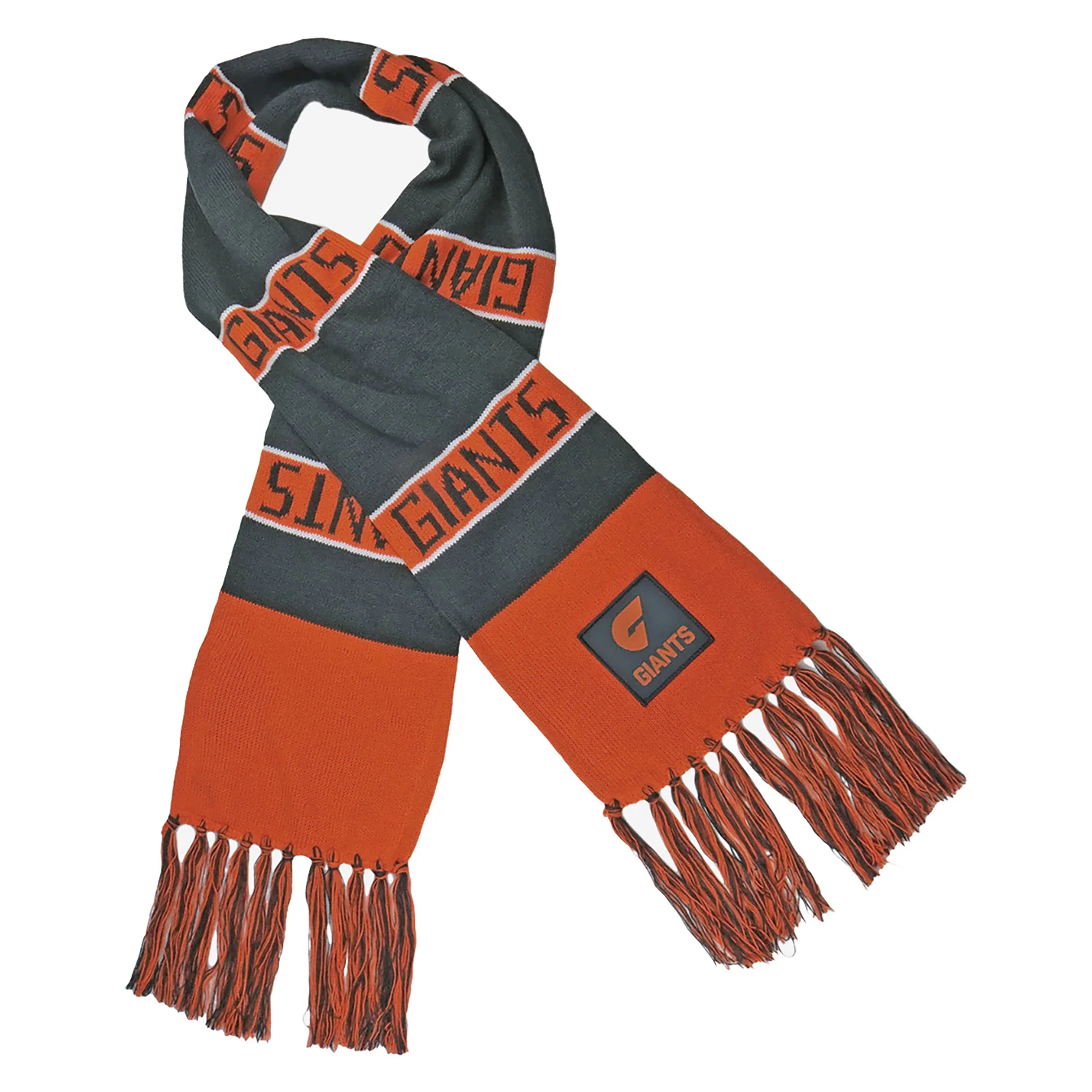 Adult's AFL Greater Western Sydney Giants Bar Scarf - Image 2
